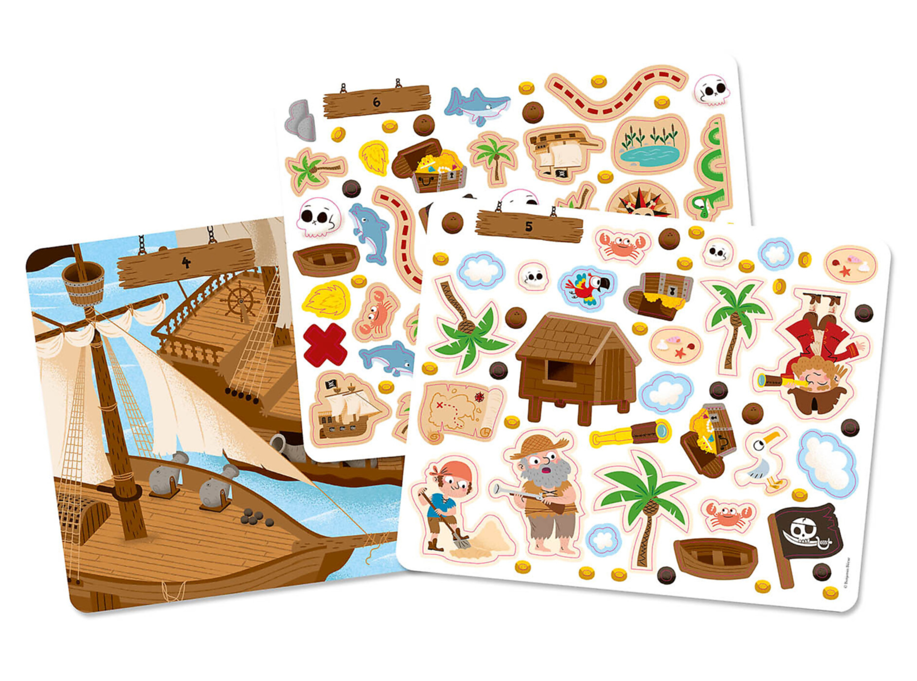 Ma Pochette D'artiste - Autocollants Pirates