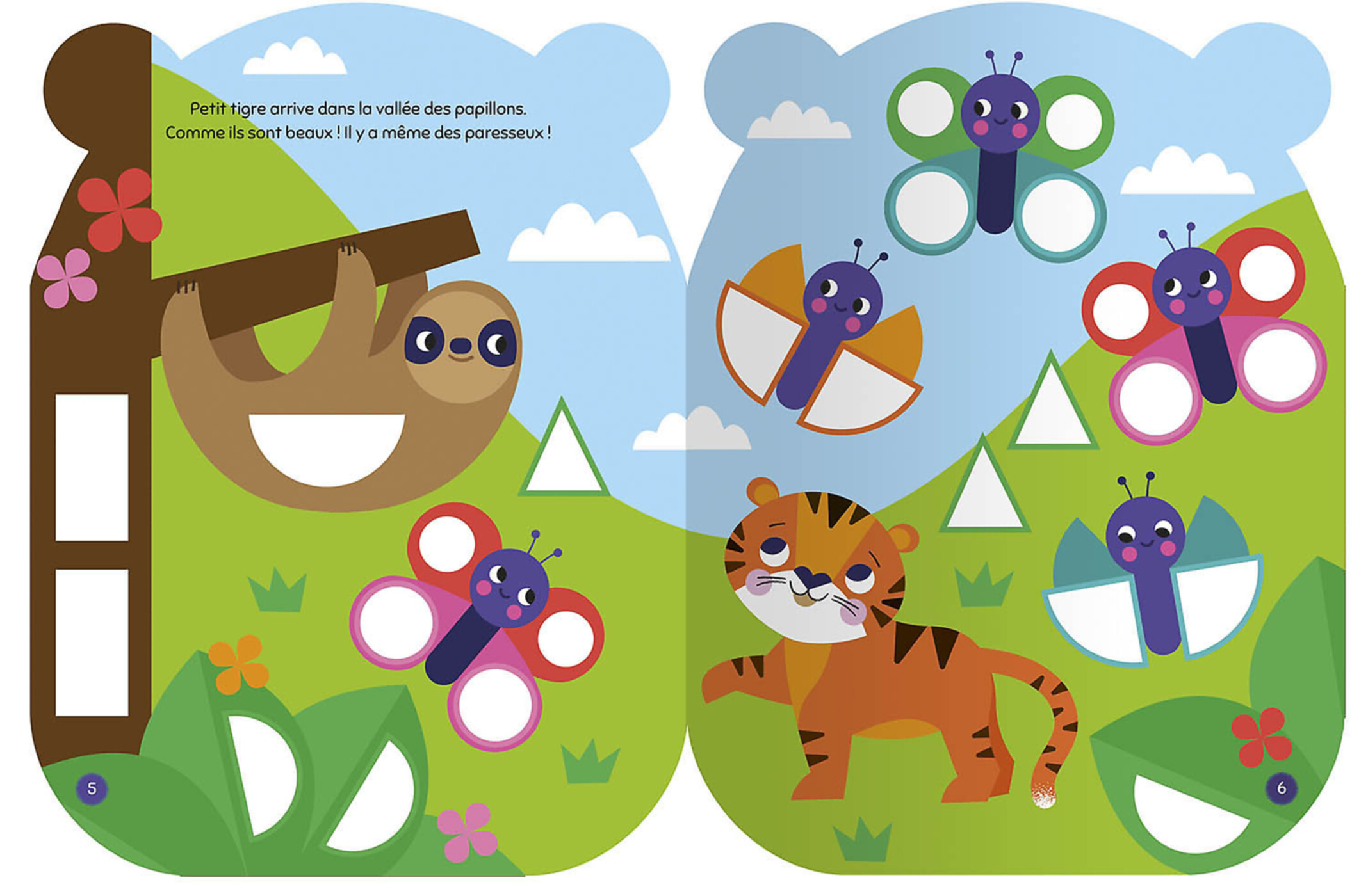 Gommettes Formes - Coucou Petit Tigre