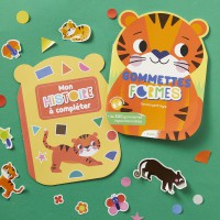 Gommettes Formes - Coucou Petit Tigre Gommettes Formes - Coucou Petit Tigre