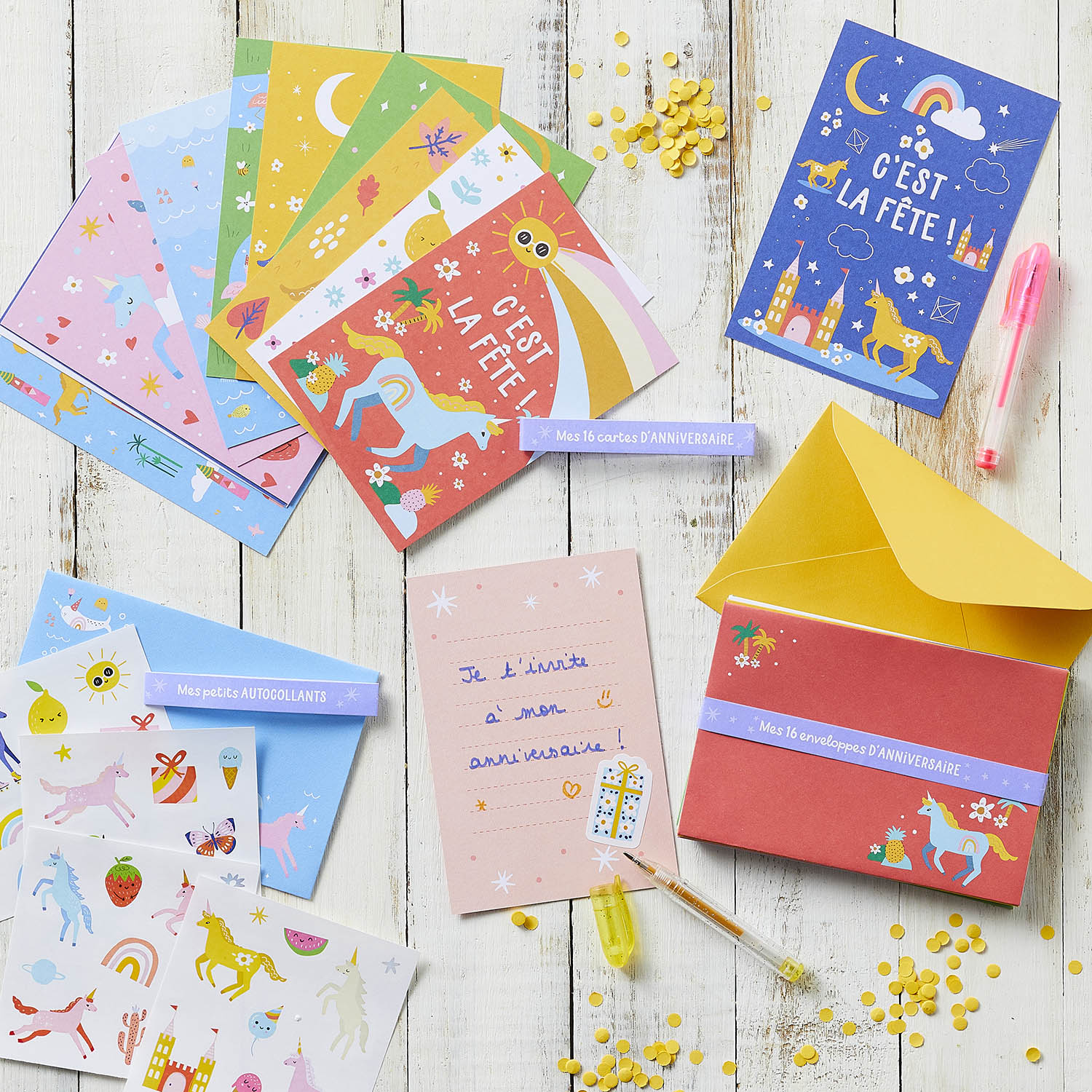 Mon Set D'invitations D'anniversaire ! Mon Set D'invitations D'anniversaire !