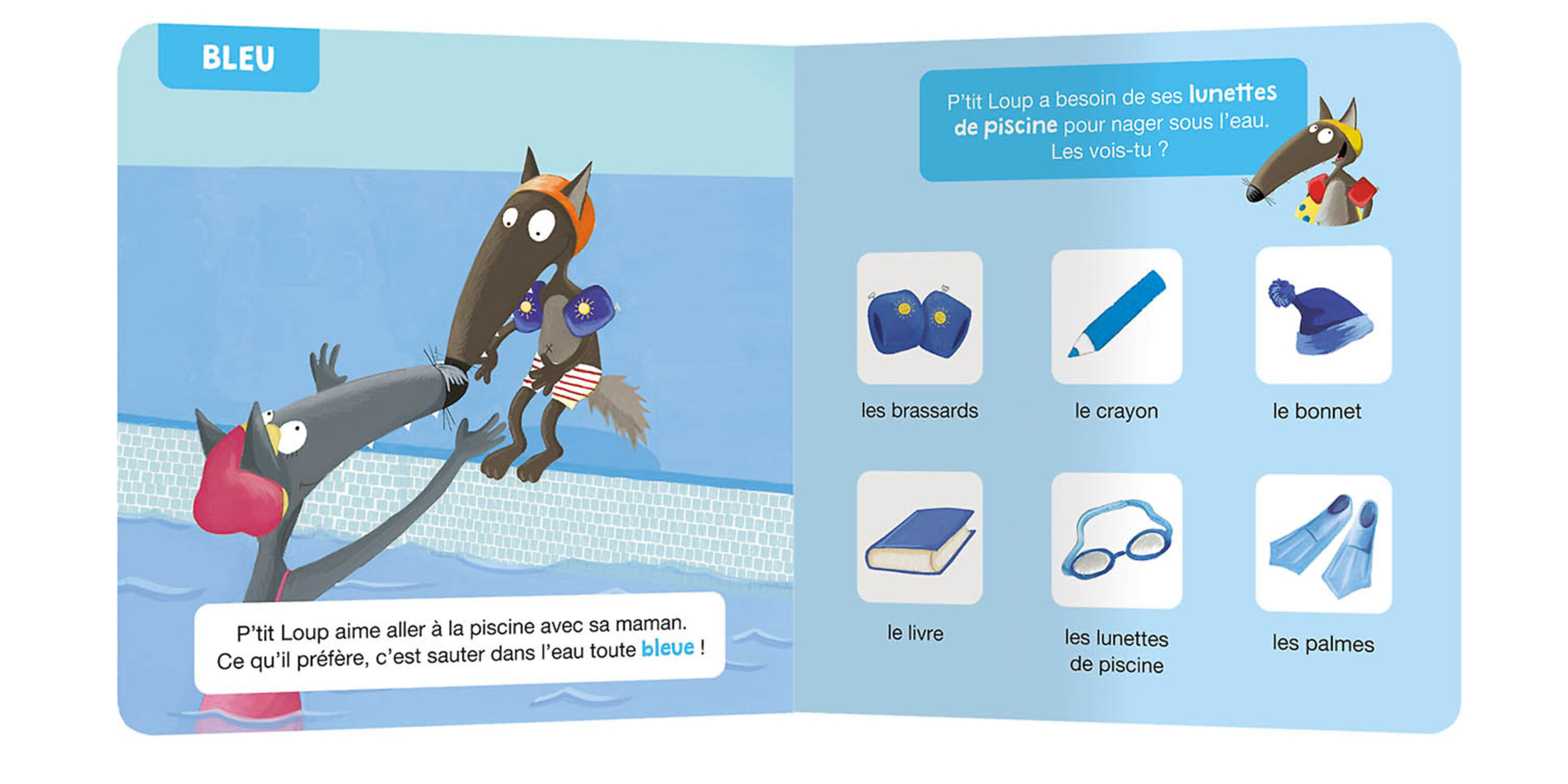 J'apprends Avec P'tit Loup - Les Couleurs