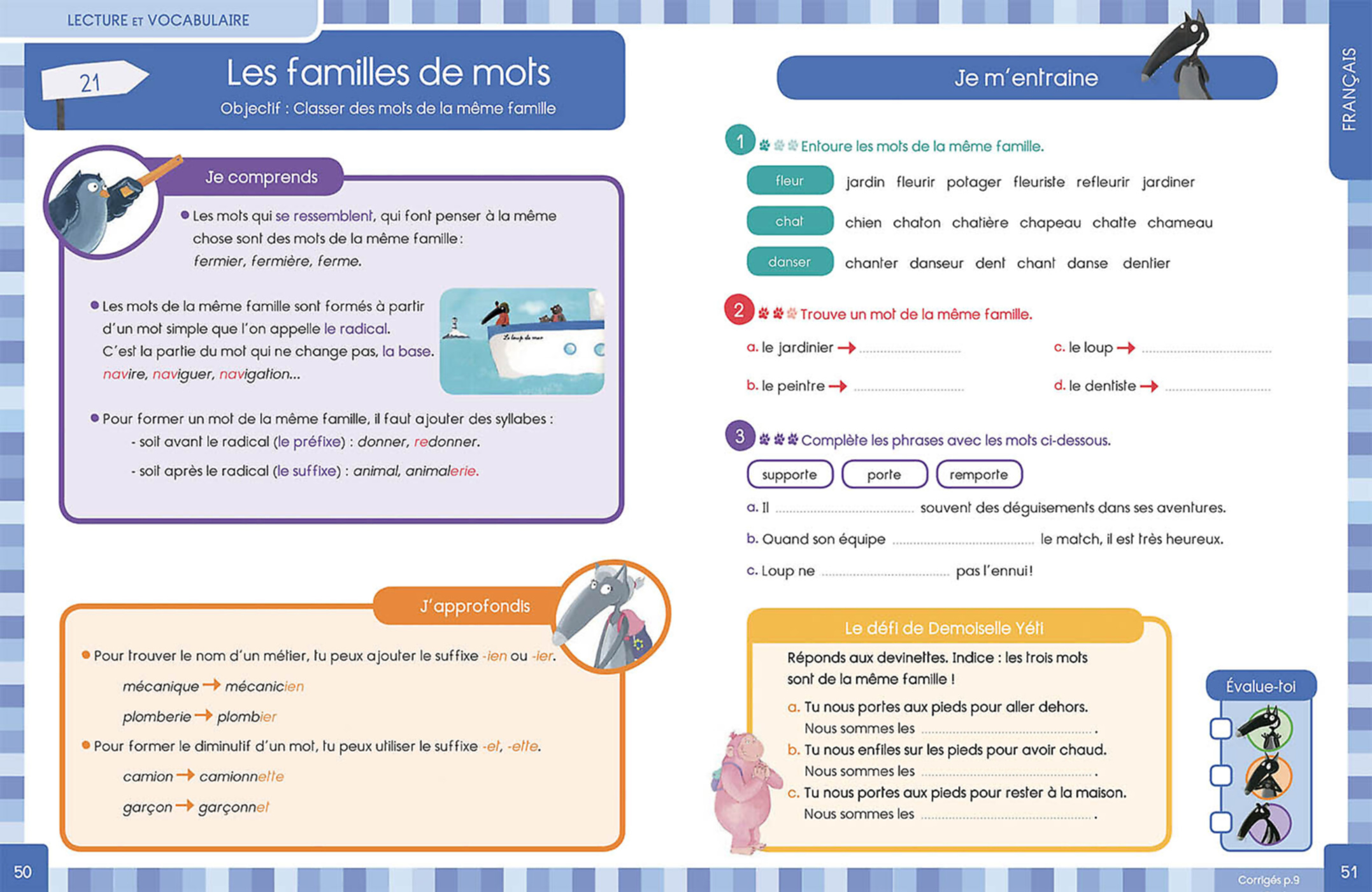 Mon Année De Cp Avec Loup - Cahier De Soutien Tout Le Programme