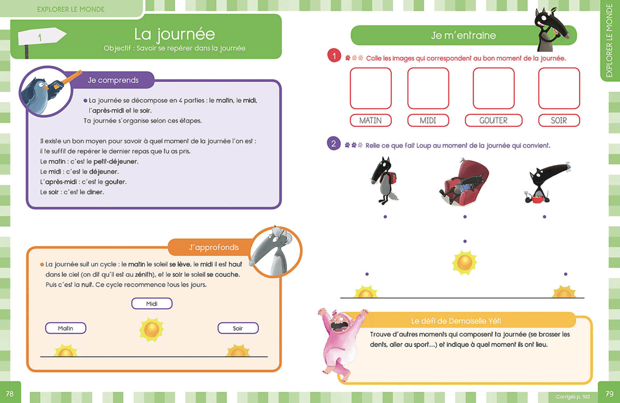 Mon Année De Moyenne Section Avec Loup - Cahier De Soutien Tout Le Programme