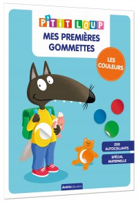 Mes premières gommettes p'tit loup - Les couleurs