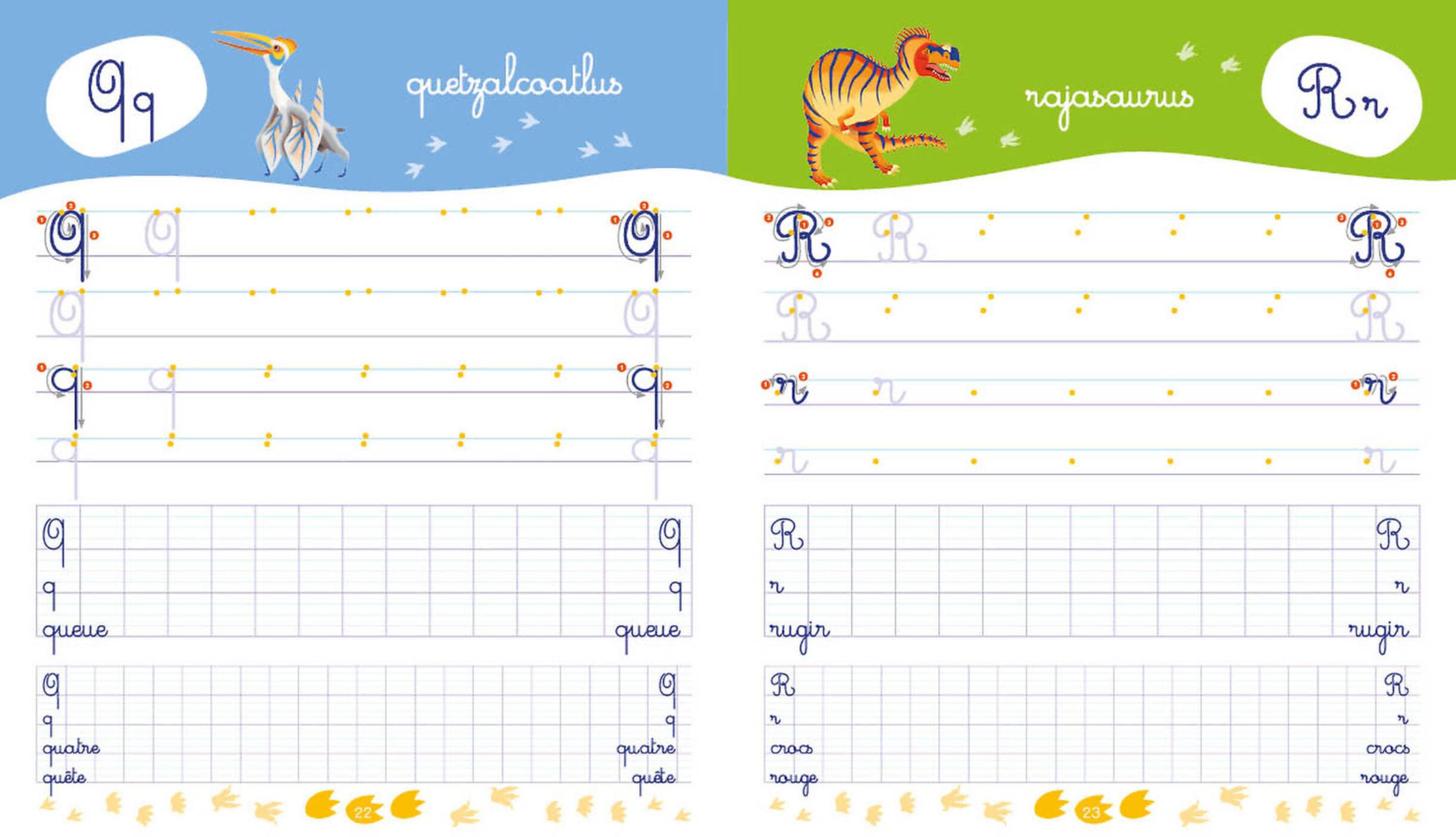 Mon Cahier D'écriture - Dinosaures