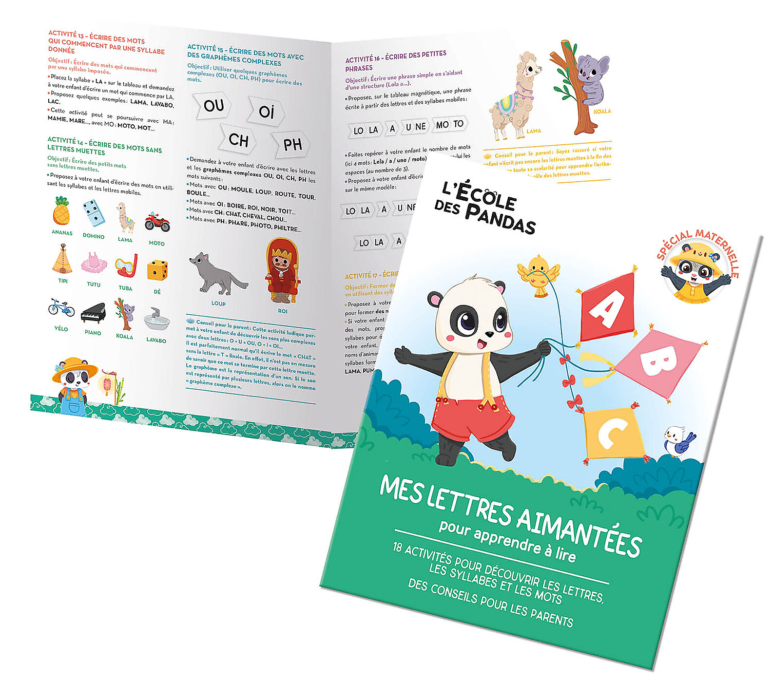 L'école Des Pandas - Mes Lettres Aimantées Pour Apprendre À Lire L'école Des Pandas - Mes Lettres Aimantées Pour Apprendre À Lire