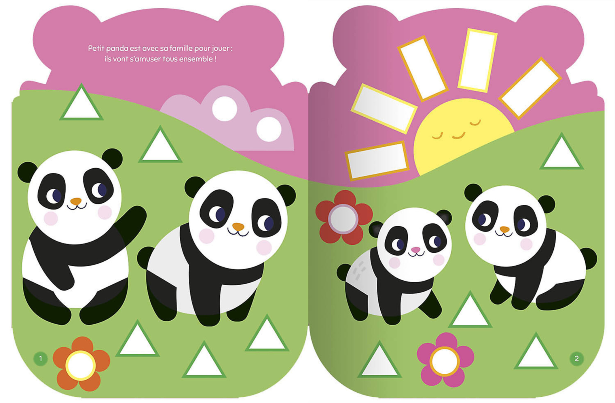 Gommettes Formes - Coucou Petit Panda