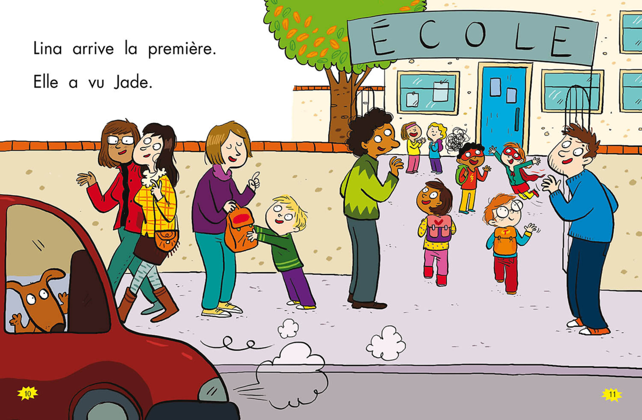 Les Héros De 1Re Primaire - Niveau 1 - 4 Histoires À L'école !