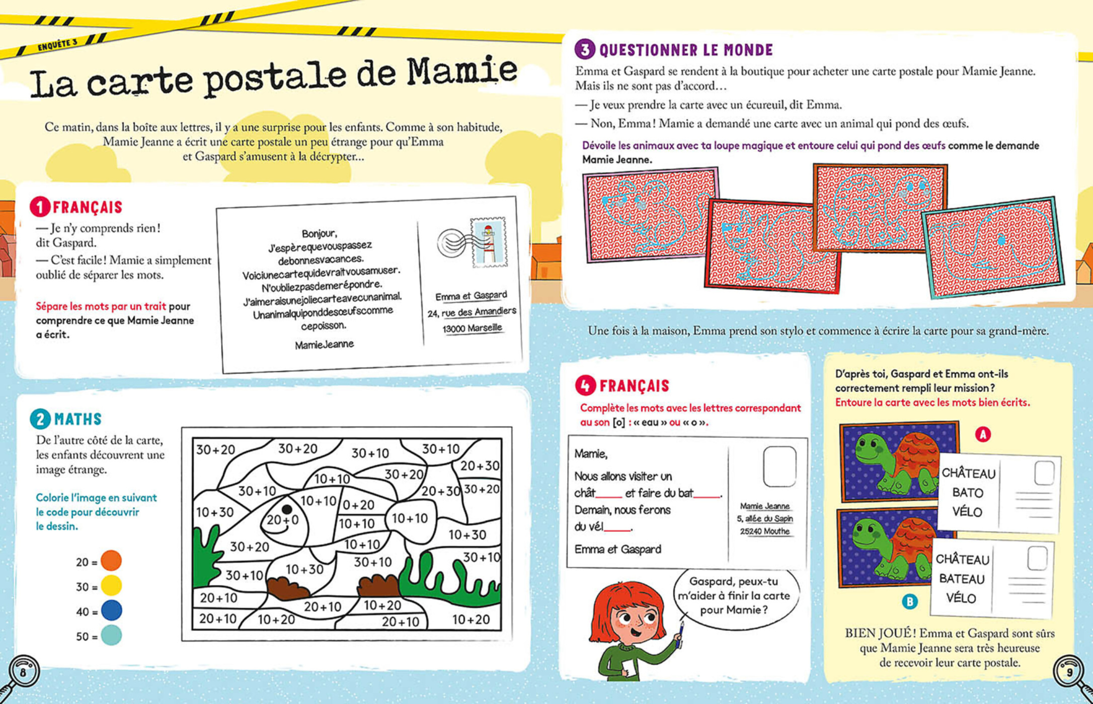 Enquêtes En Vacances - Du Cp Au Ce1 - 2026 Enquêtes En Vacances - Du Cp Au Ce1 - 2026