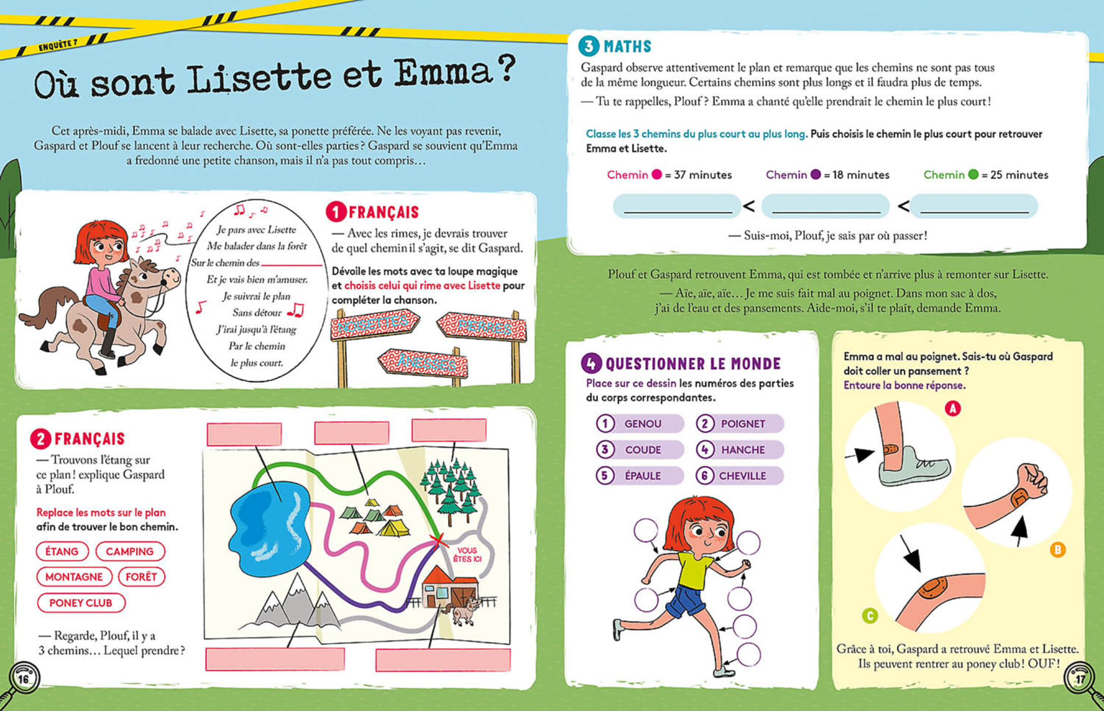 Enquêtes En Vacances - Du Cp Au Ce1 - 2026