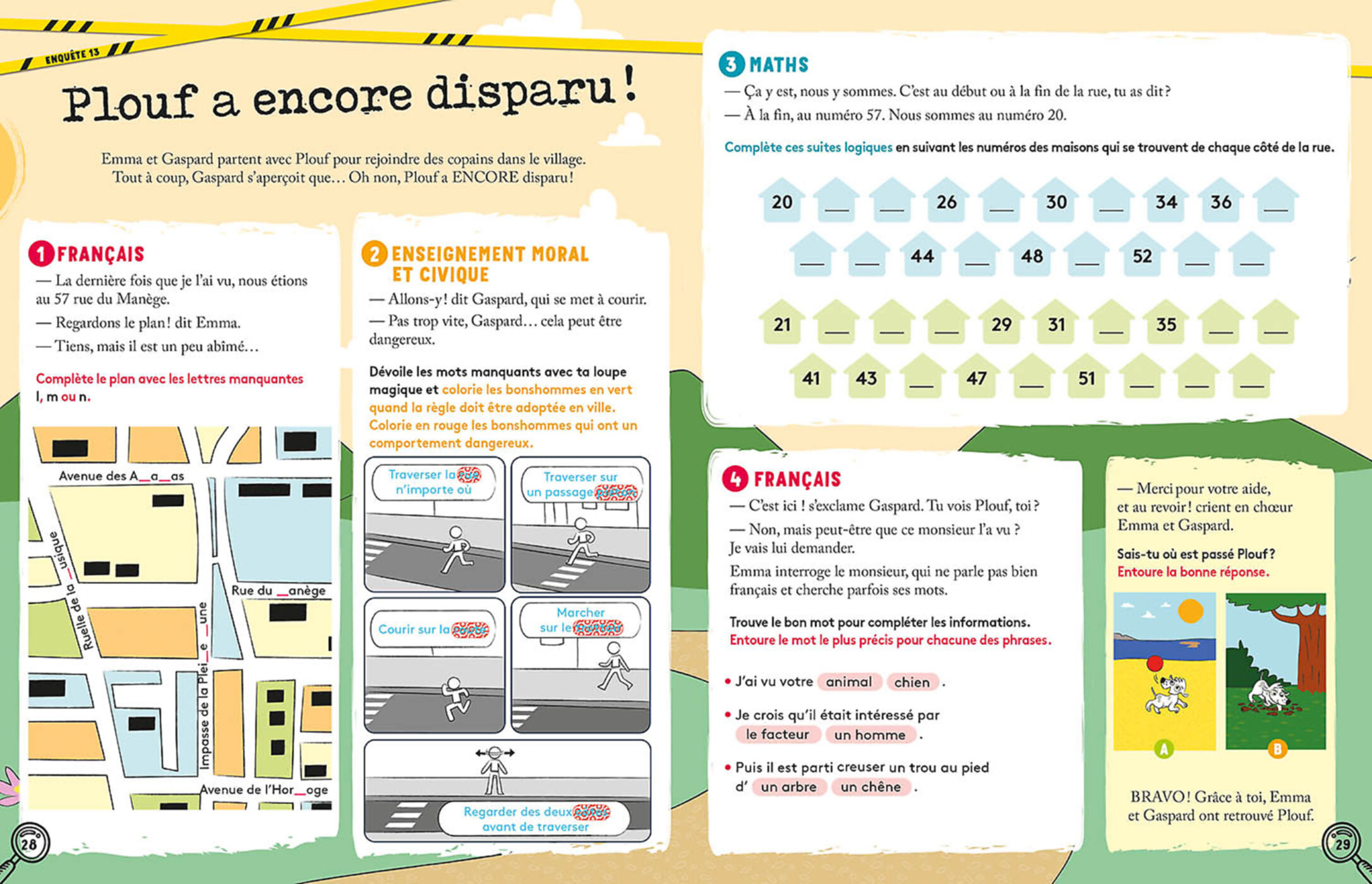 Enquêtes En Vacances - Du Cp Au Ce1 - 2026 Enquêtes En Vacances - Du Cp Au Ce1 - 2026