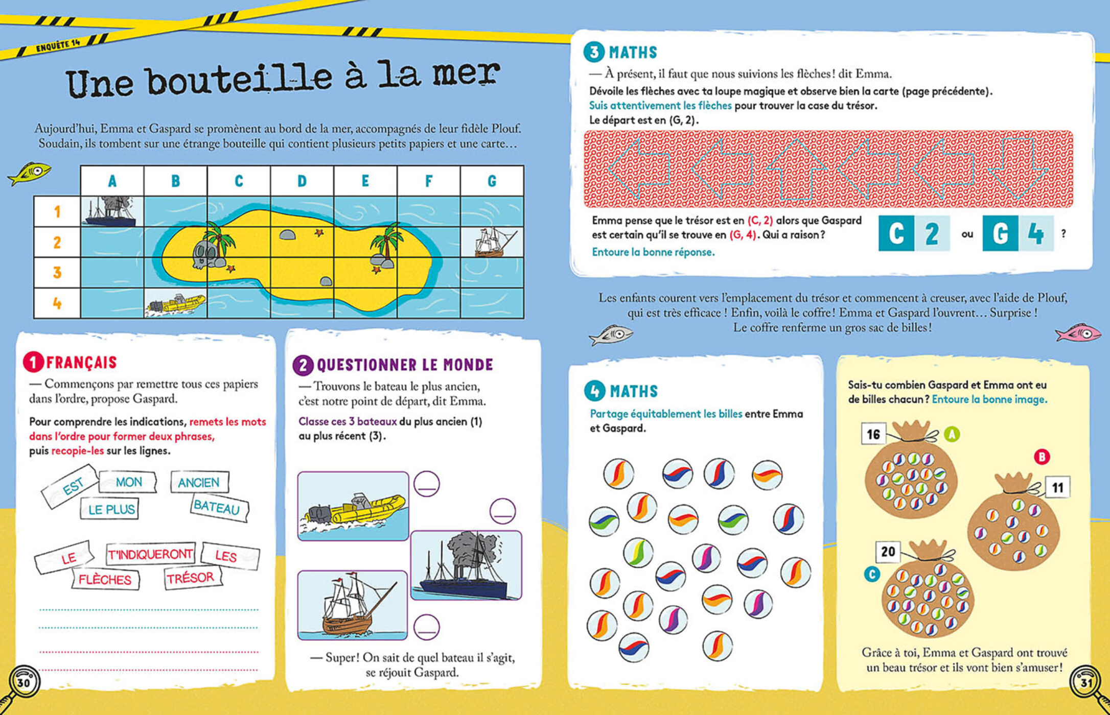 Enquêtes En Vacances - Du Cp Au Ce1 - 2026 Enquêtes En Vacances - Du Cp Au Ce1 - 2026