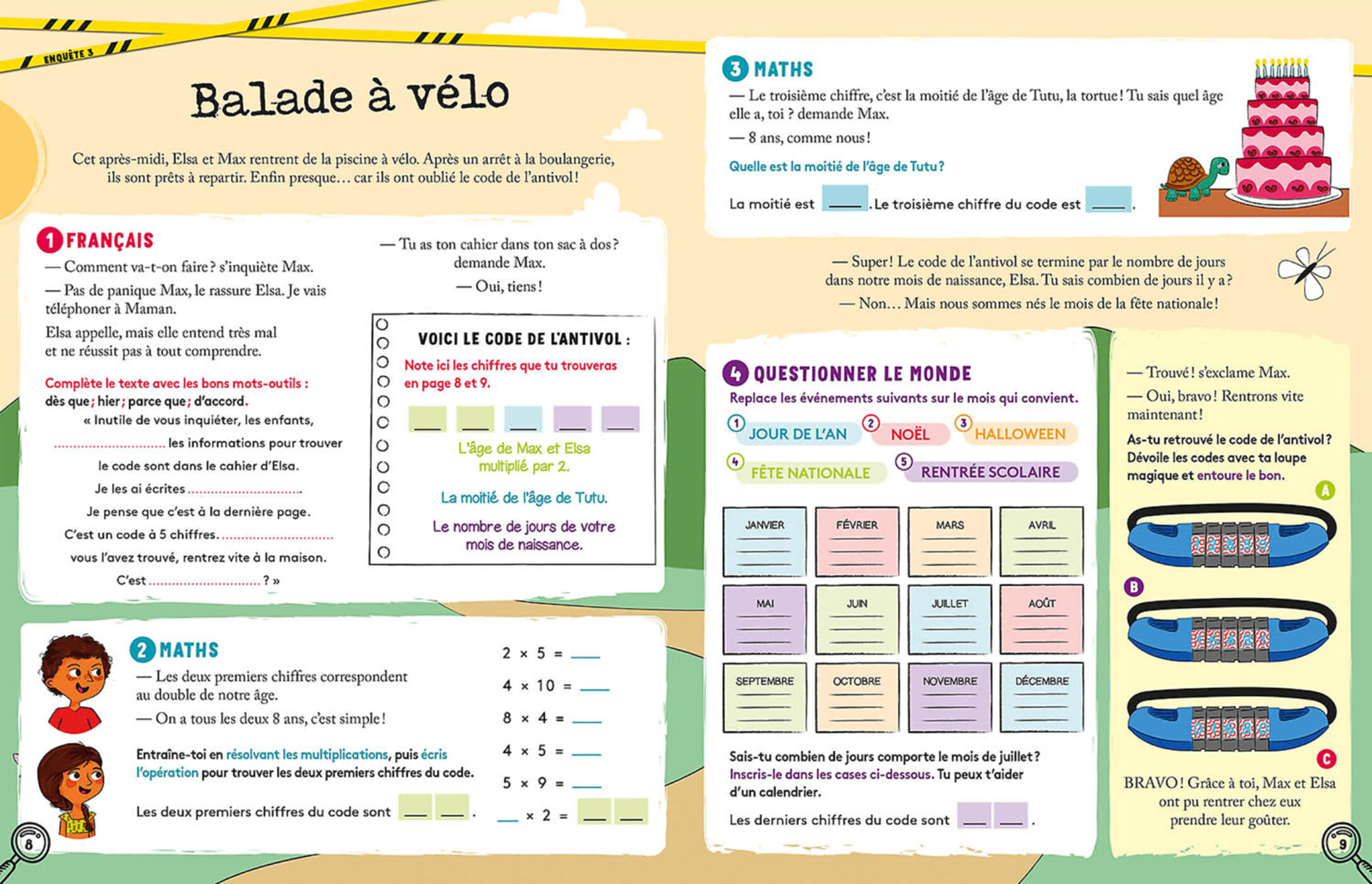 Enquêtes En Vacances - Du Ce1 Au Ce2 - 2026 Enquêtes En Vacances - Du Ce1 Au Ce2 - 2026