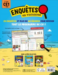 Enquêtes En Vacances - Du Ce1 Au Ce2 - 2026