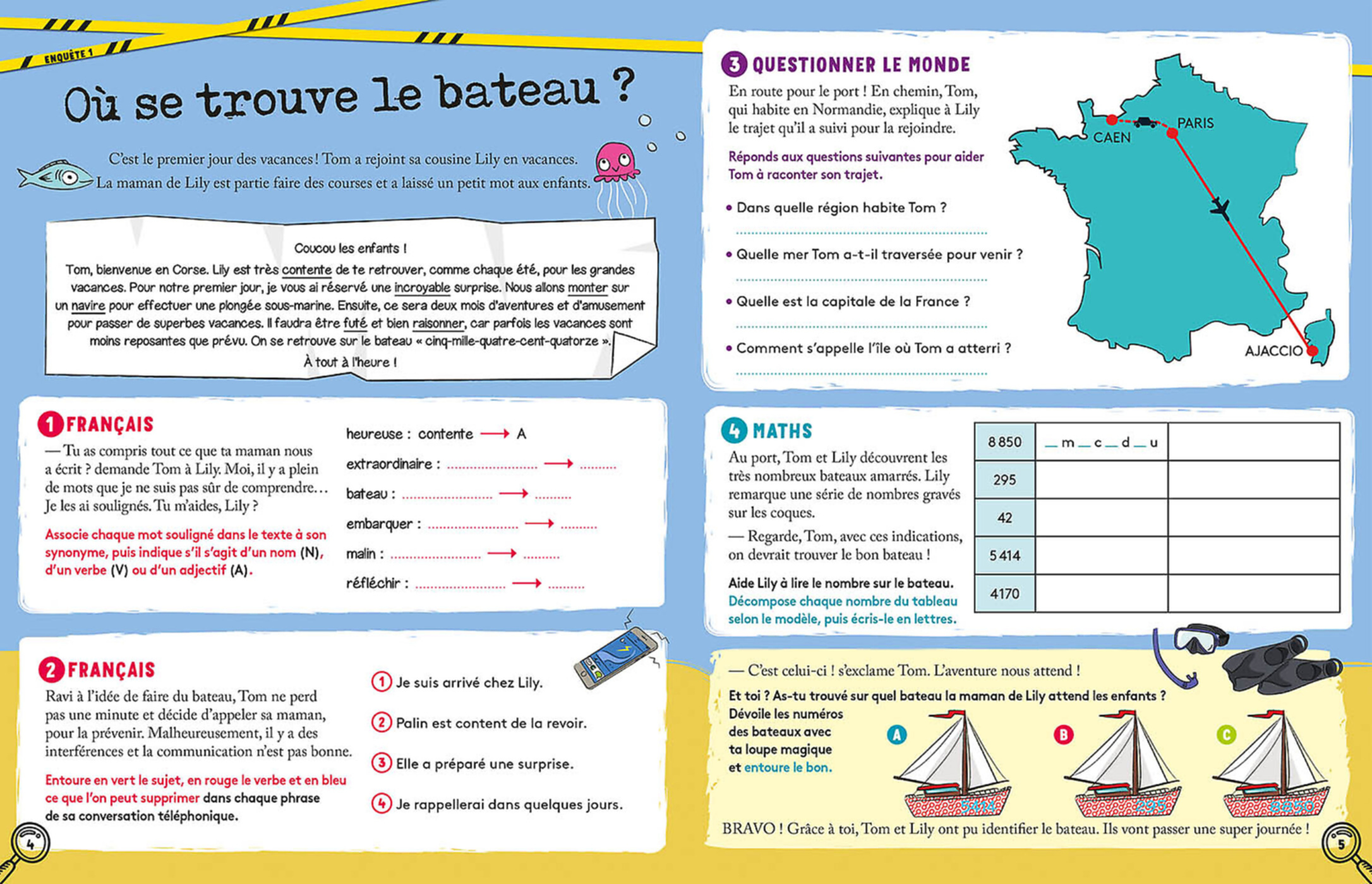Enquêtes En Vacances - Du Ce2 Au Cm1 - 2026