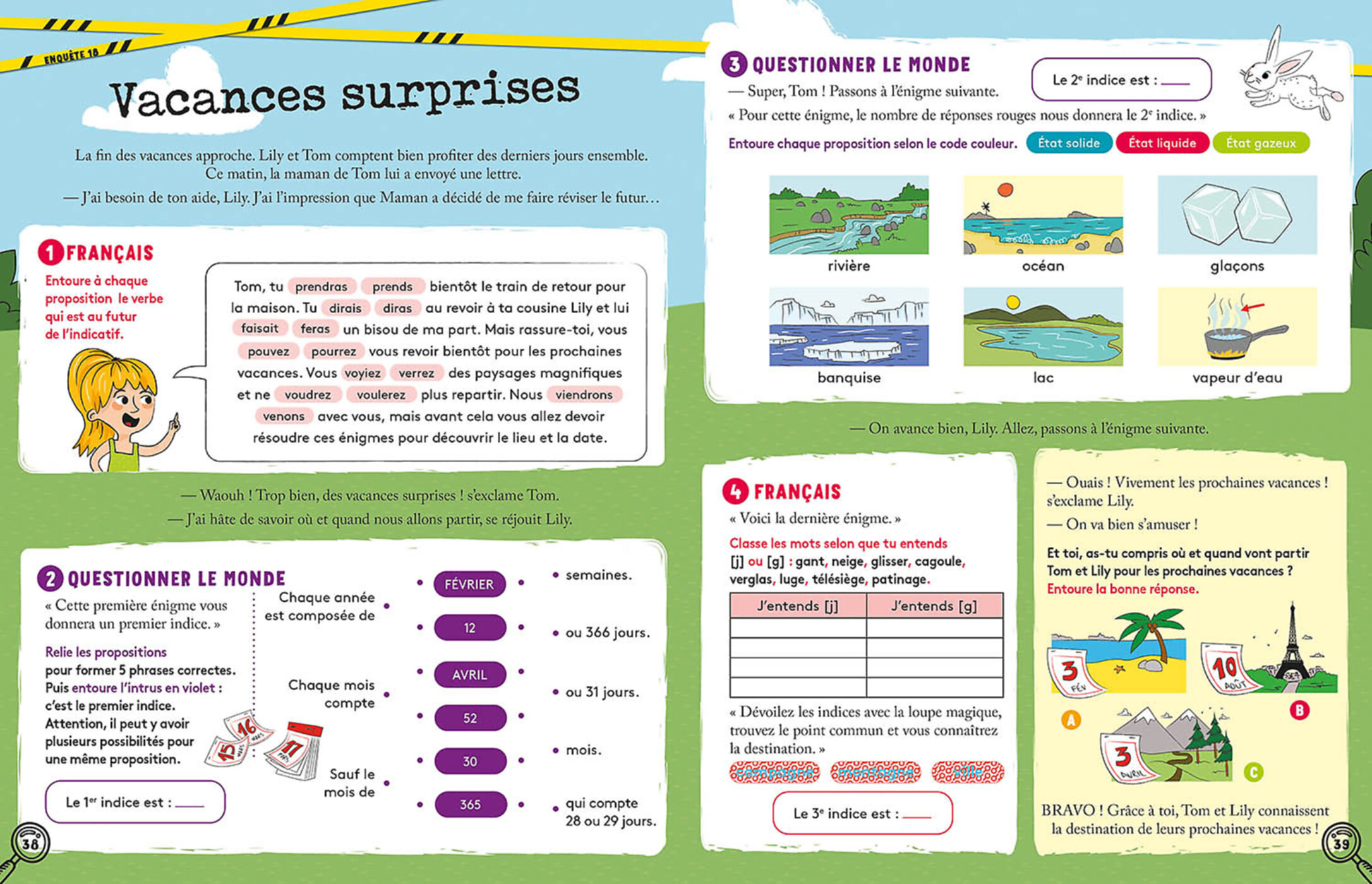 Enquêtes En Vacances - Du Ce2 Au Cm1 - 2026 Enquêtes En Vacances - Du Ce2 Au Cm1 - 2026