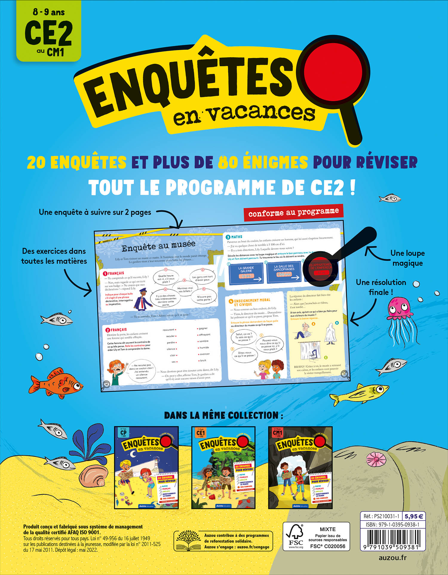 Enquêtes En Vacances - Du Ce2 Au Cm1 - 2026