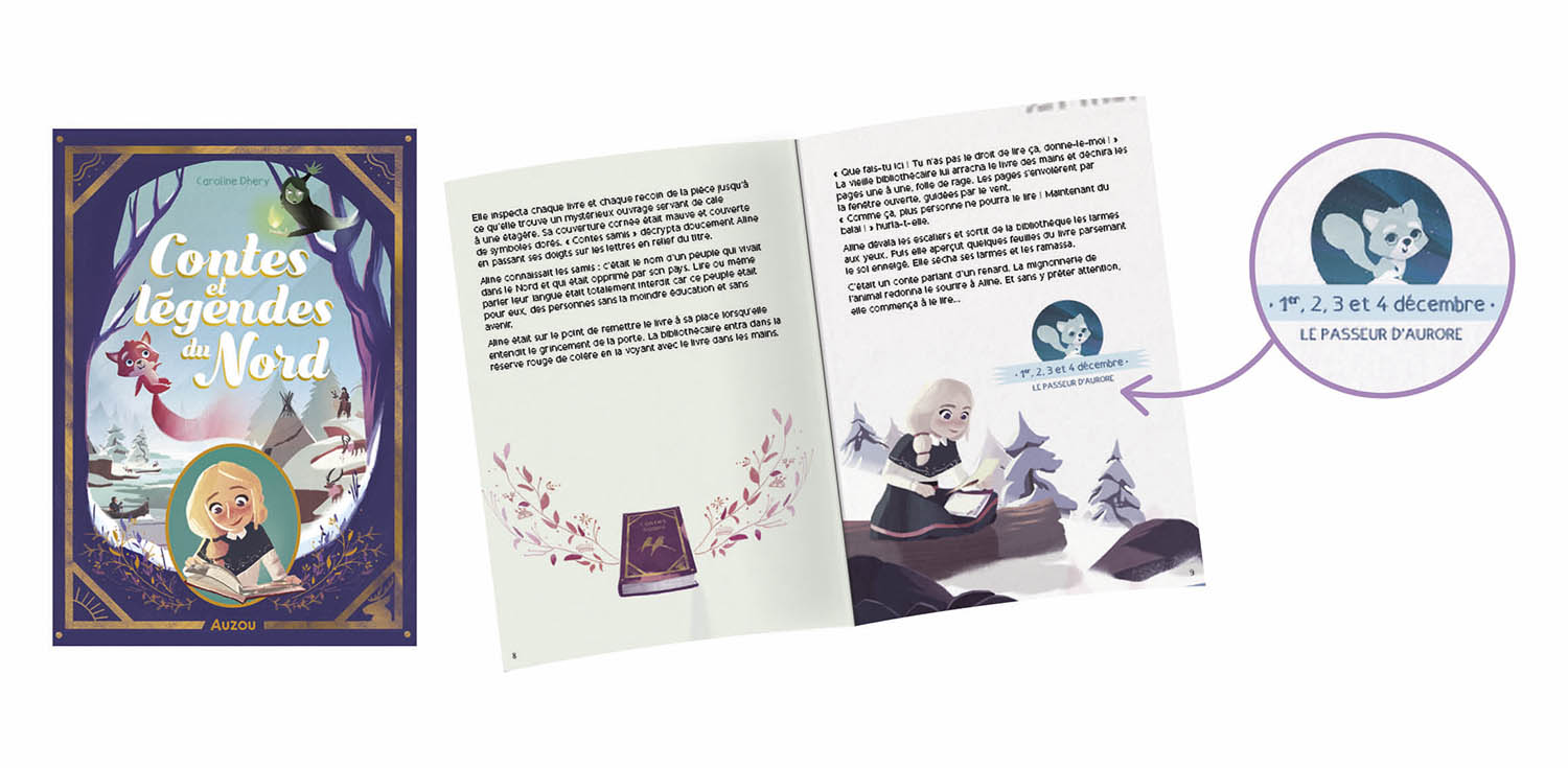 Mon Album De L'avent Féerique - Contes Et Légendes Du Nord Mon Album De L'avent Féerique - Contes Et Légendes Du Nord