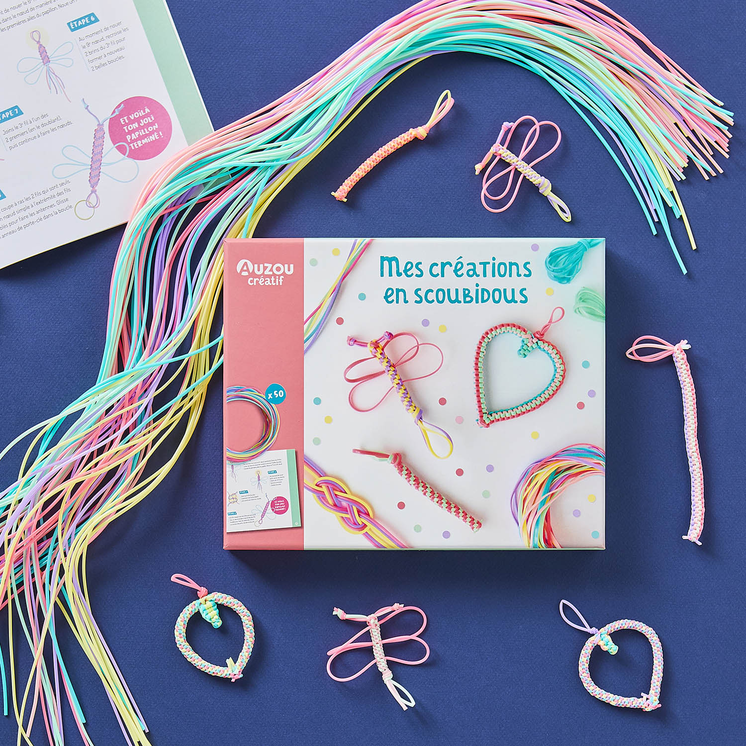 Mon Coffret D'artiste - Mes Créations En Scoubidous Mon Coffret D'artiste - Mes Créations En Scoubidous