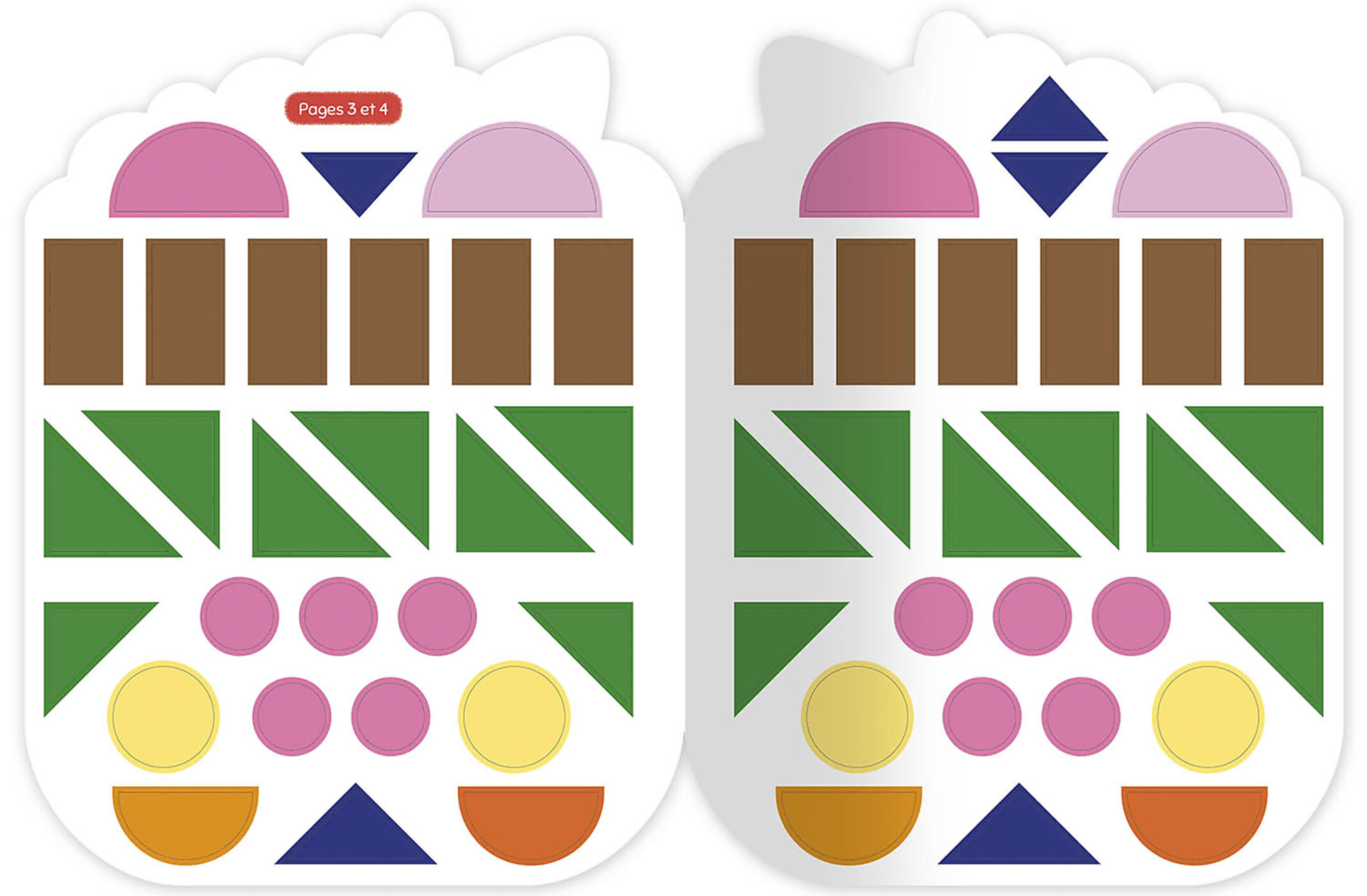 Gommettes Formes - L'aventure De Petite Licorne