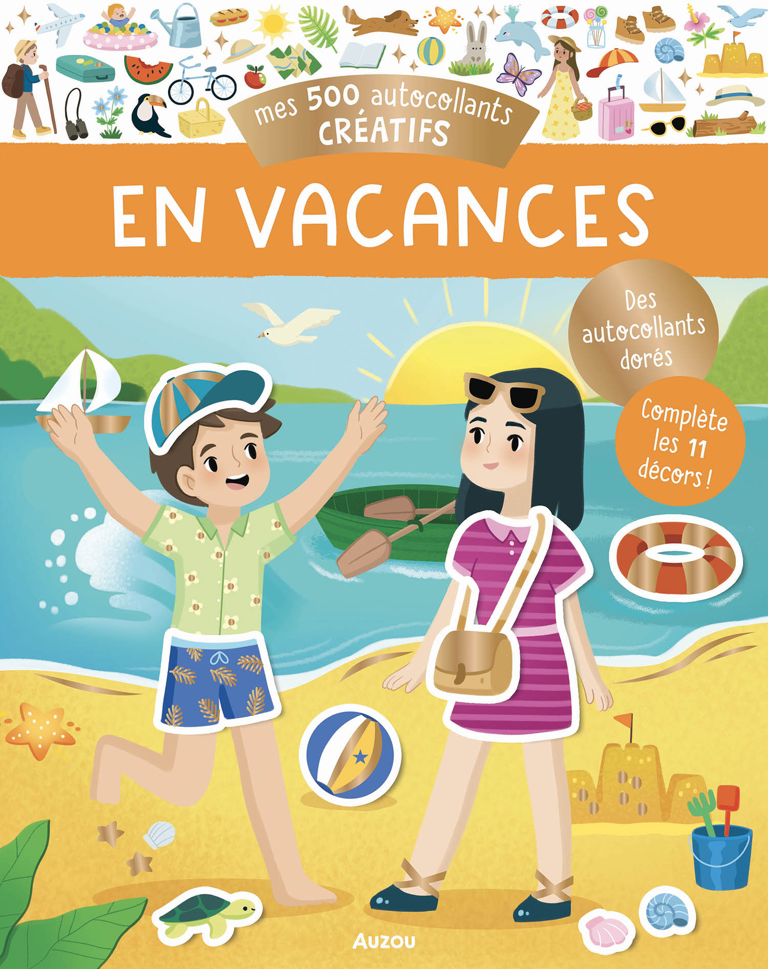 Mes 500 Autocollants Créatifs - En Vacances Mes 500 Autocollants Créatifs - En Vacances