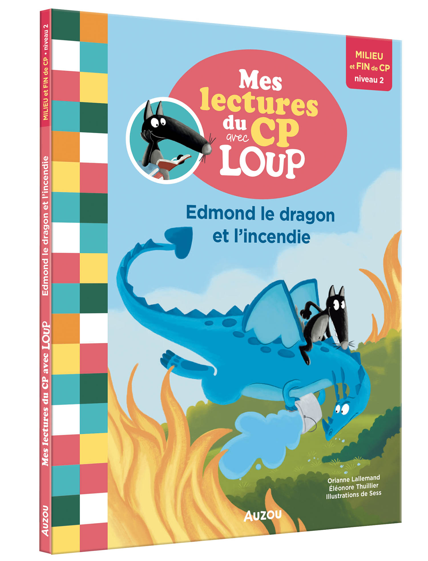 Mes Lectures Du Cp Avec Loup - Edmond Le Dragon Et L'incendie