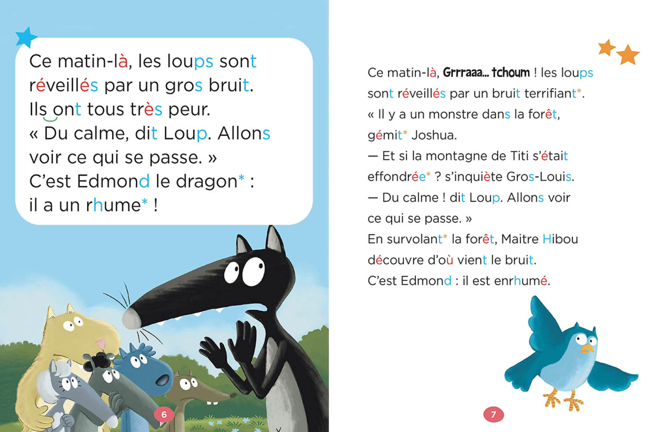Mes Lectures Du Cp Avec Loup - Edmond Le Dragon Et L'incendie