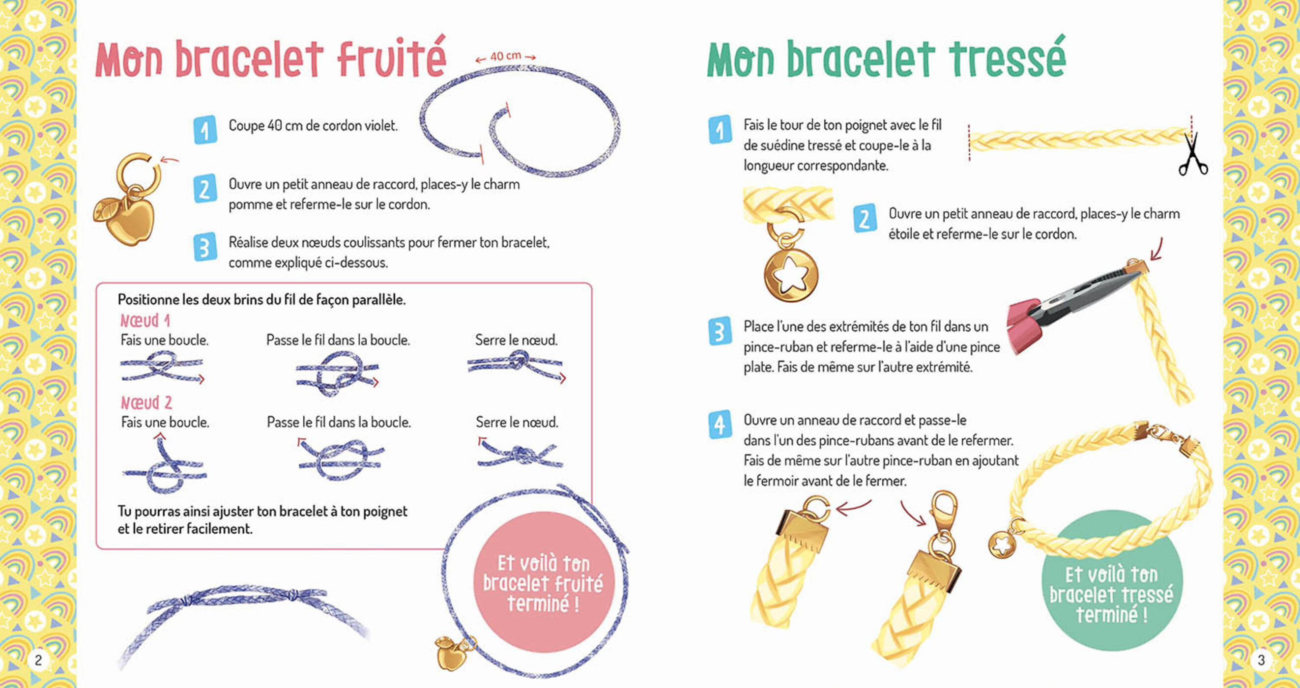 Ma Boîte À Bijoux - Mon Accumulation De Bracelets Arc-En-Ciel Ma Boîte À Bijoux - Mon Accumulation De Bracelets Arc-En-Ciel