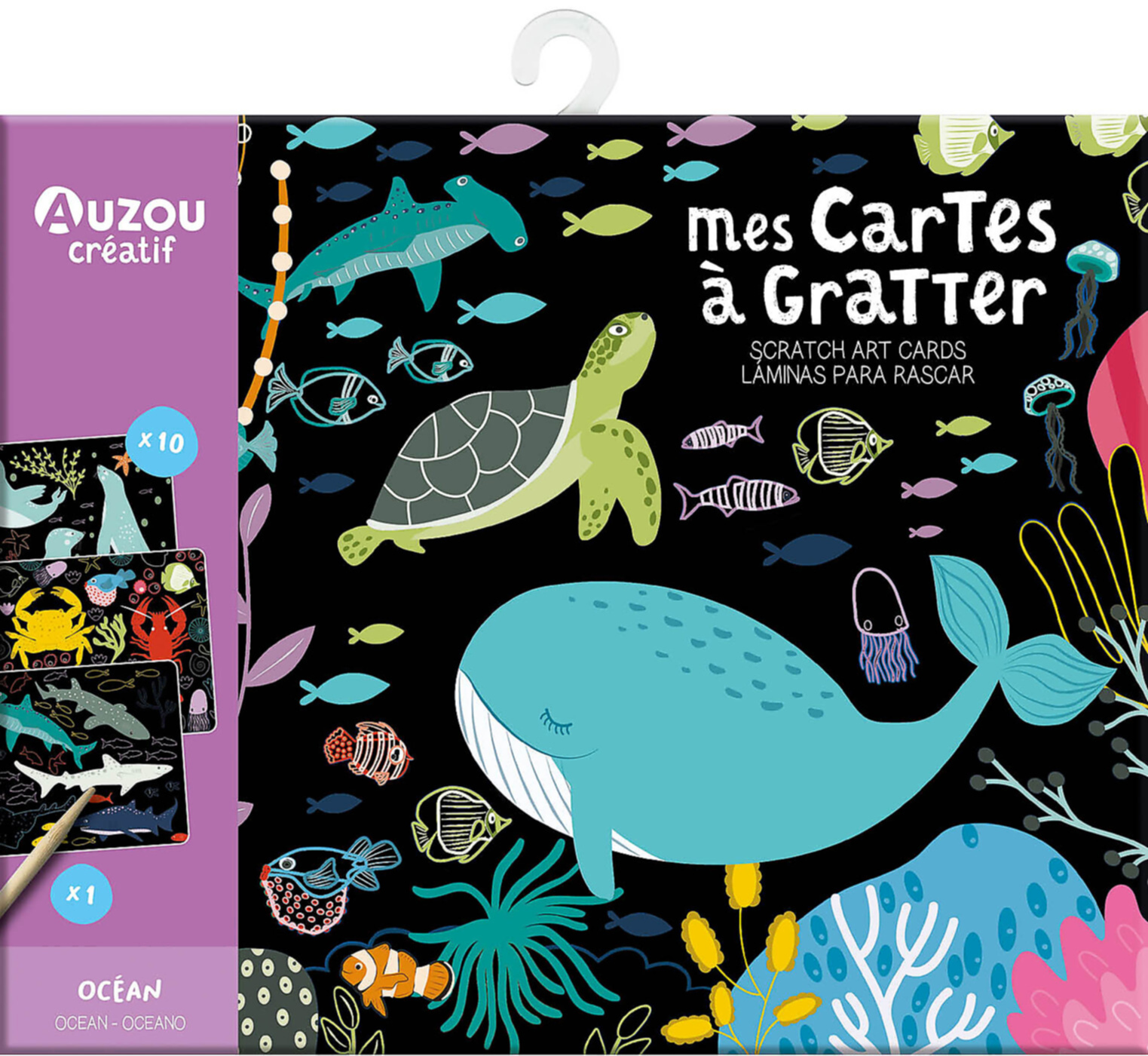 Ma Pochette D'artiste - Mes Cartes A Gratter Ocean Ma Pochette D'artiste - Mes Cartes A Gratter Ocean