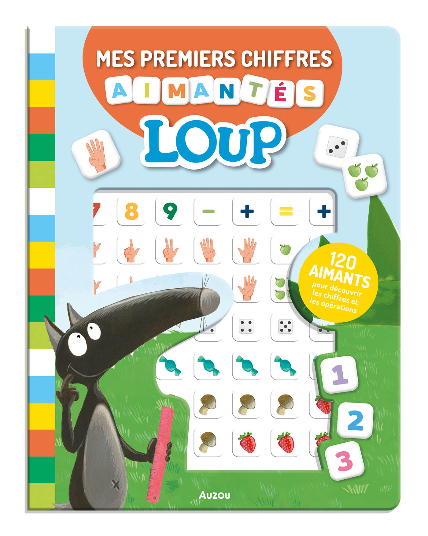 Mon Aventure Aimantée - Mes Premiers Chiffres Aimantés Loup