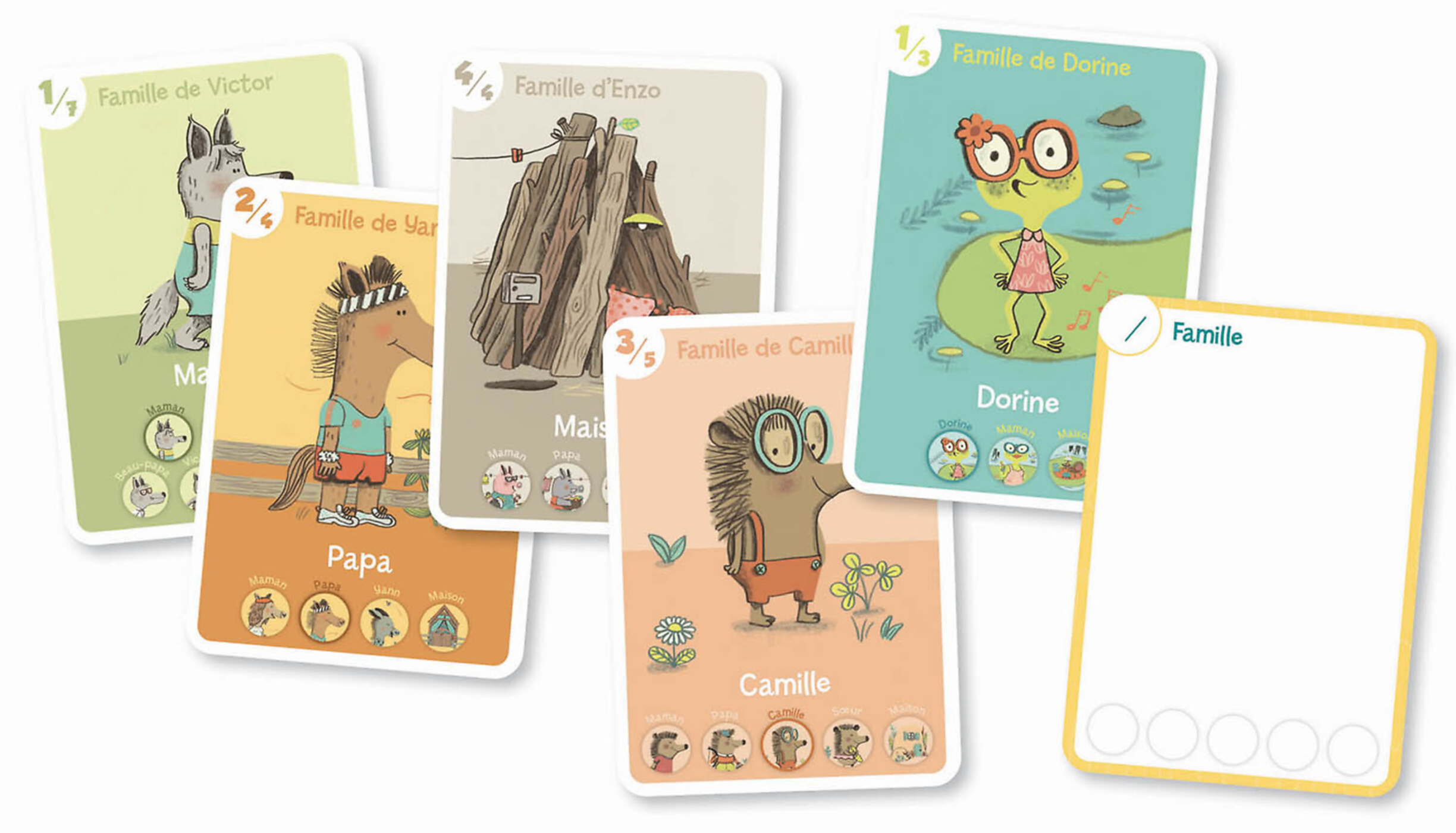 Jeu De Cartes - Jeu De 7 Familles Jeu De Cartes - Jeu De 7 Familles