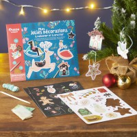 Ma Pochette D'artiste - Mes Jolies Décorations À Pailleter Et À Gratter - Hiver Magique