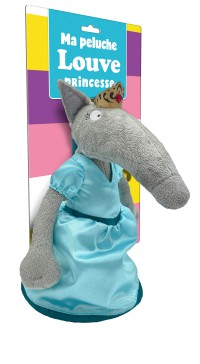 Ma peluche louve princesse Ma peluche louve princesse