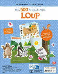 Mes Tout Premiers Autocollants - Mes 500 Autocollants Loup