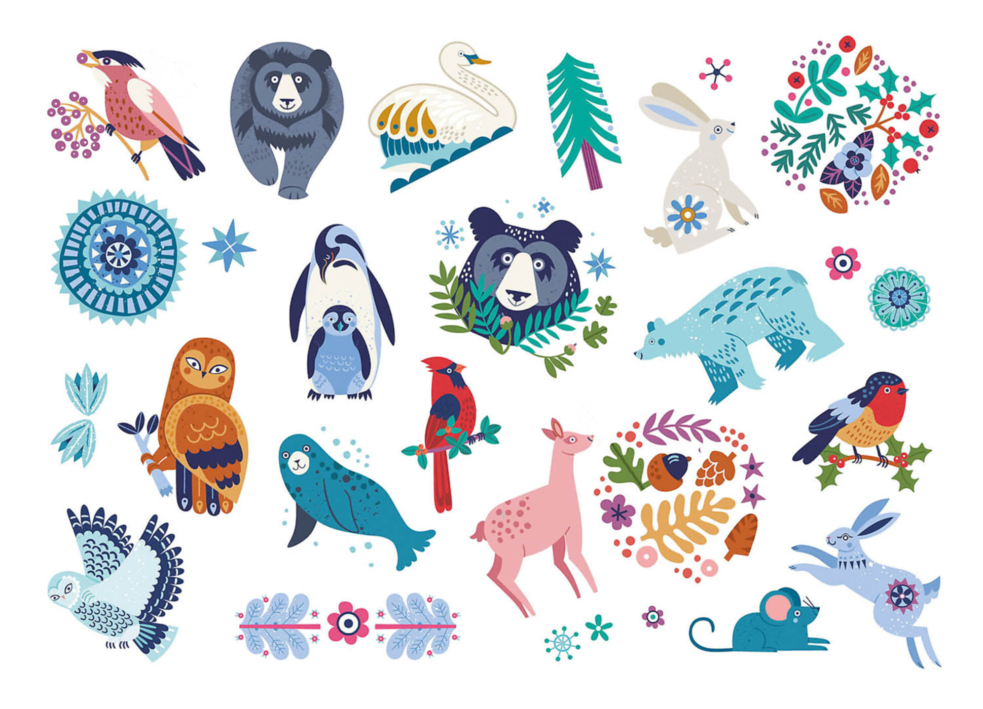 Mes P'tits Tattoos - Animaux Du Nord Mes P'tits Tattoos - Animaux Du Nord