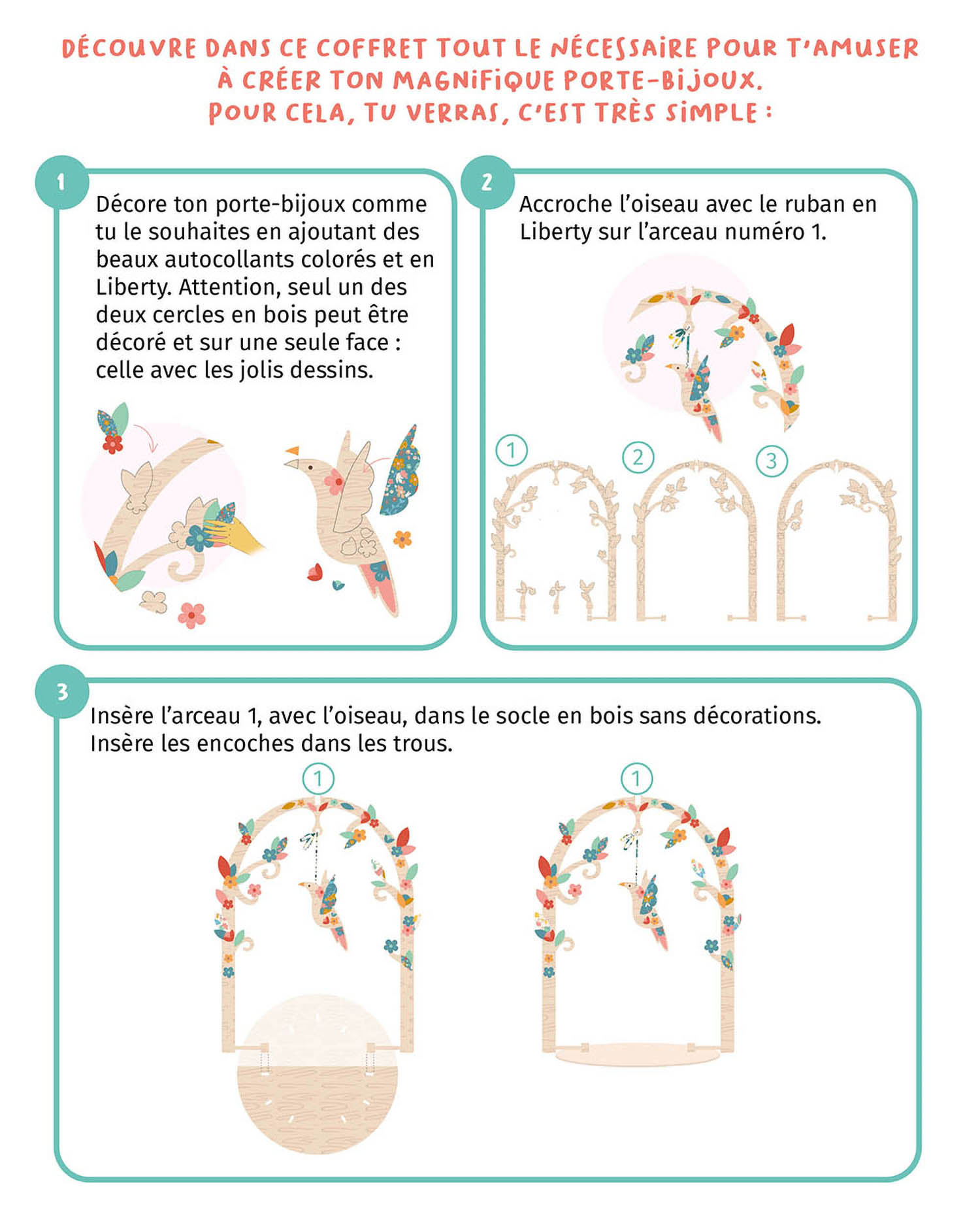 Mon Coffret D'artiste - Mon Joli Porte-Bijoux En Bois Mon Coffret D'artiste - Mon Joli Porte-Bijoux En Bois