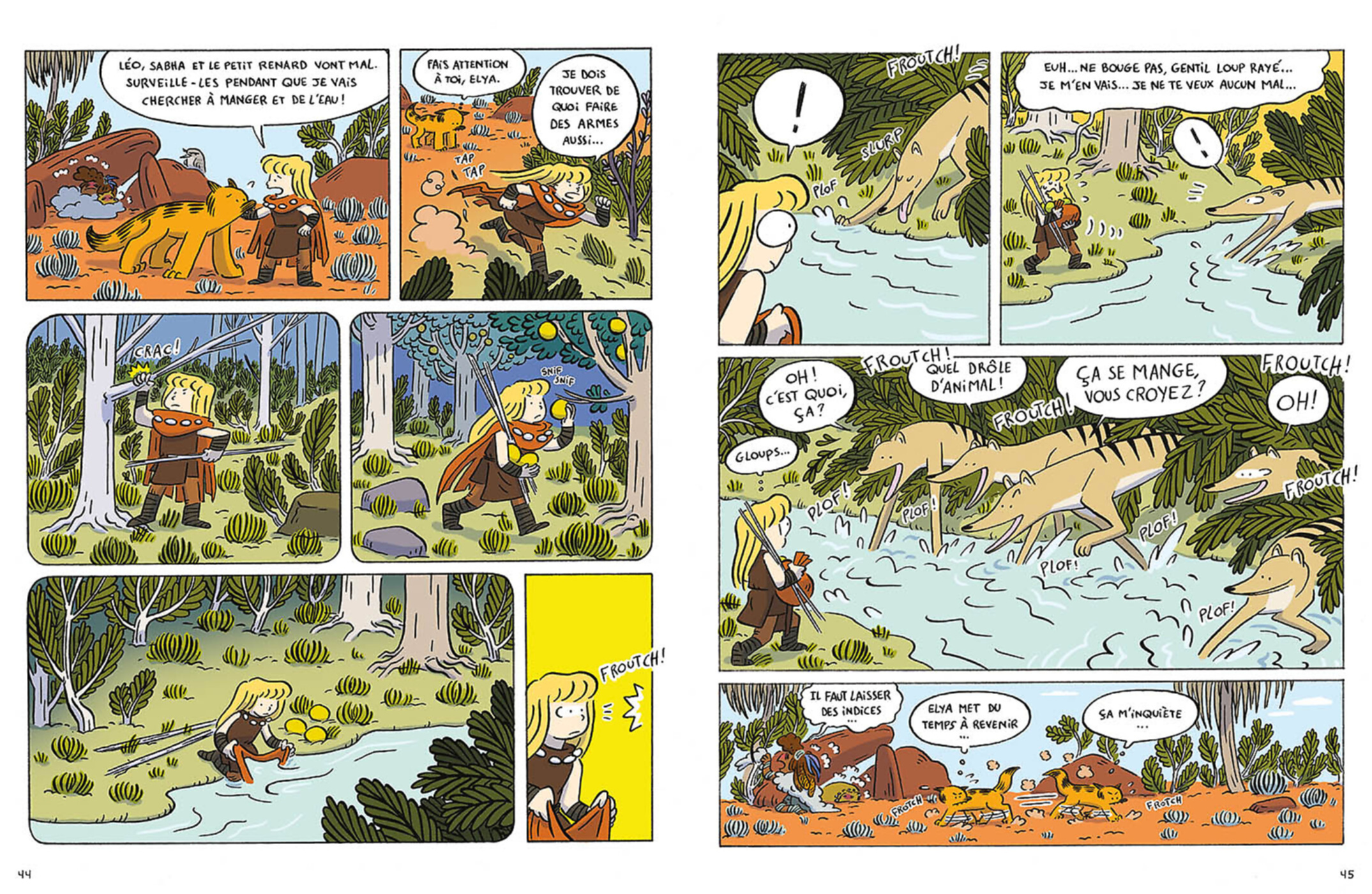 Elya Et Sa Tribu - Tome 3 - L’île Des Lézards Géants Elya Et Sa Tribu - Tome 3 - L’île Des Lézards Géants