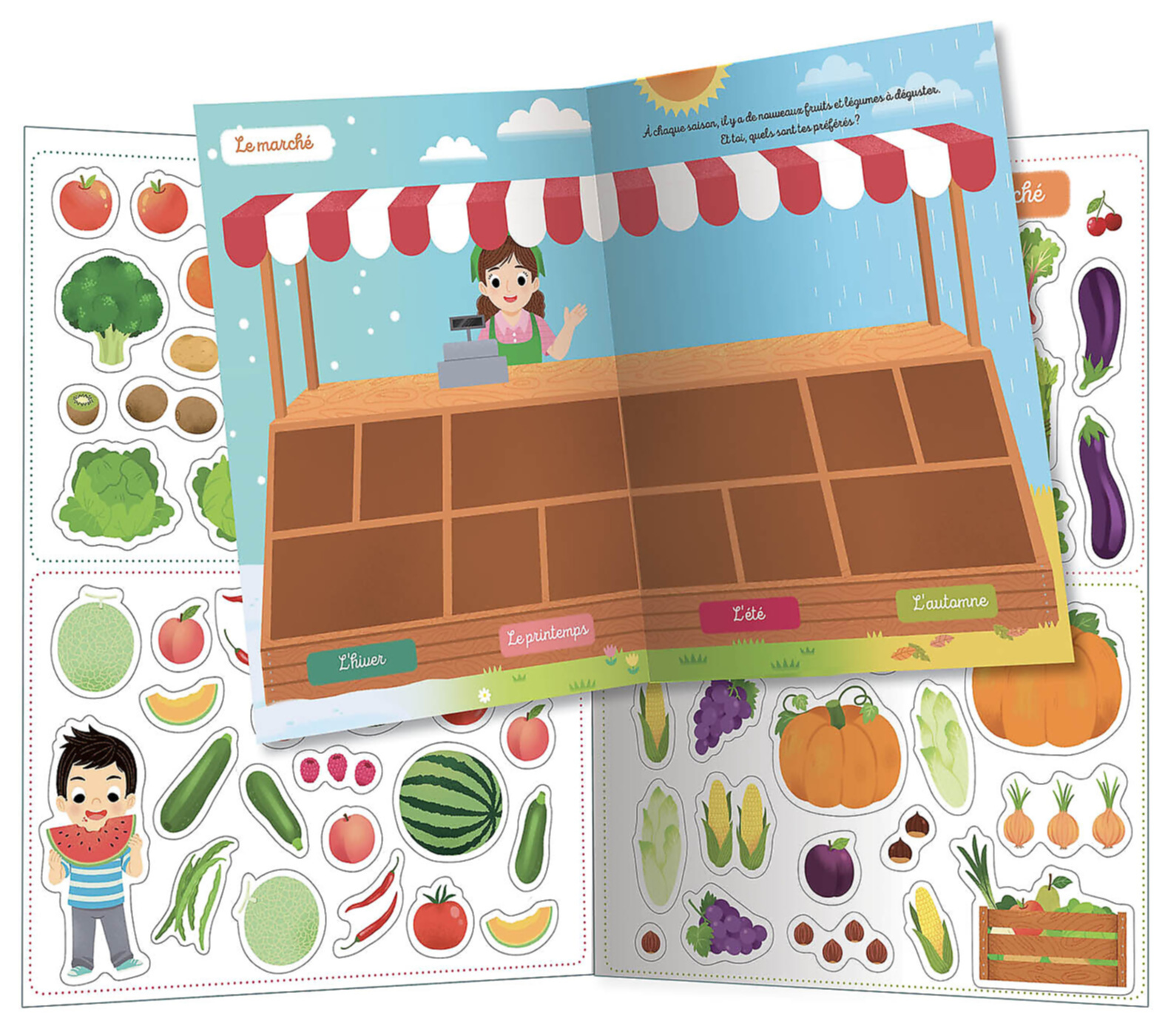 Mes Tout Premiers Autocollants - 250 Autocollants - Les Saisons Mes Tout Premiers Autocollants - 250 Autocollants - Les Saisons