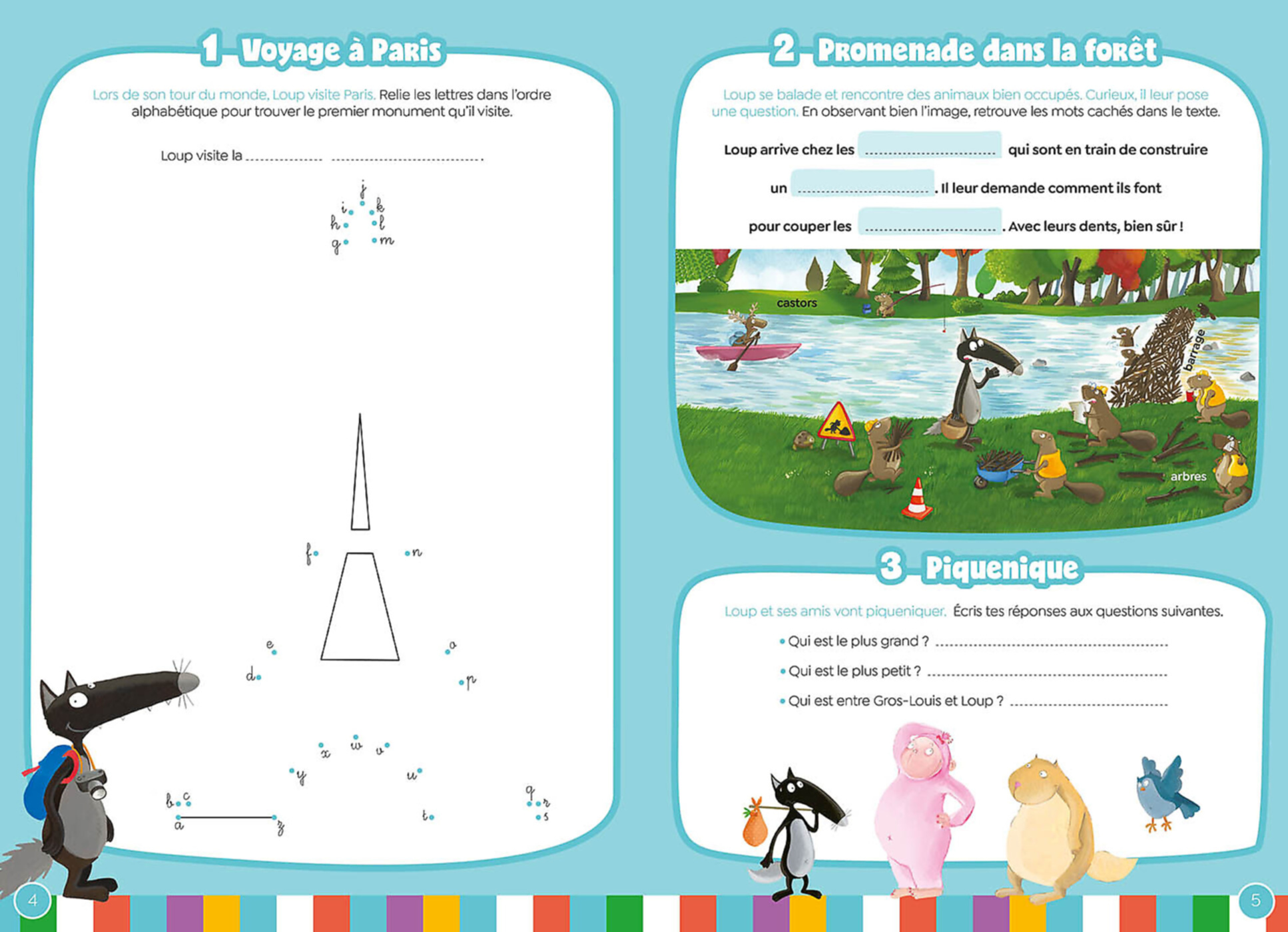 125 Jeux Avec Loup - Du Cp Vers Le Ce1 - 2026 125 Jeux Avec Loup - Du Cp Vers Le Ce1 - 2026