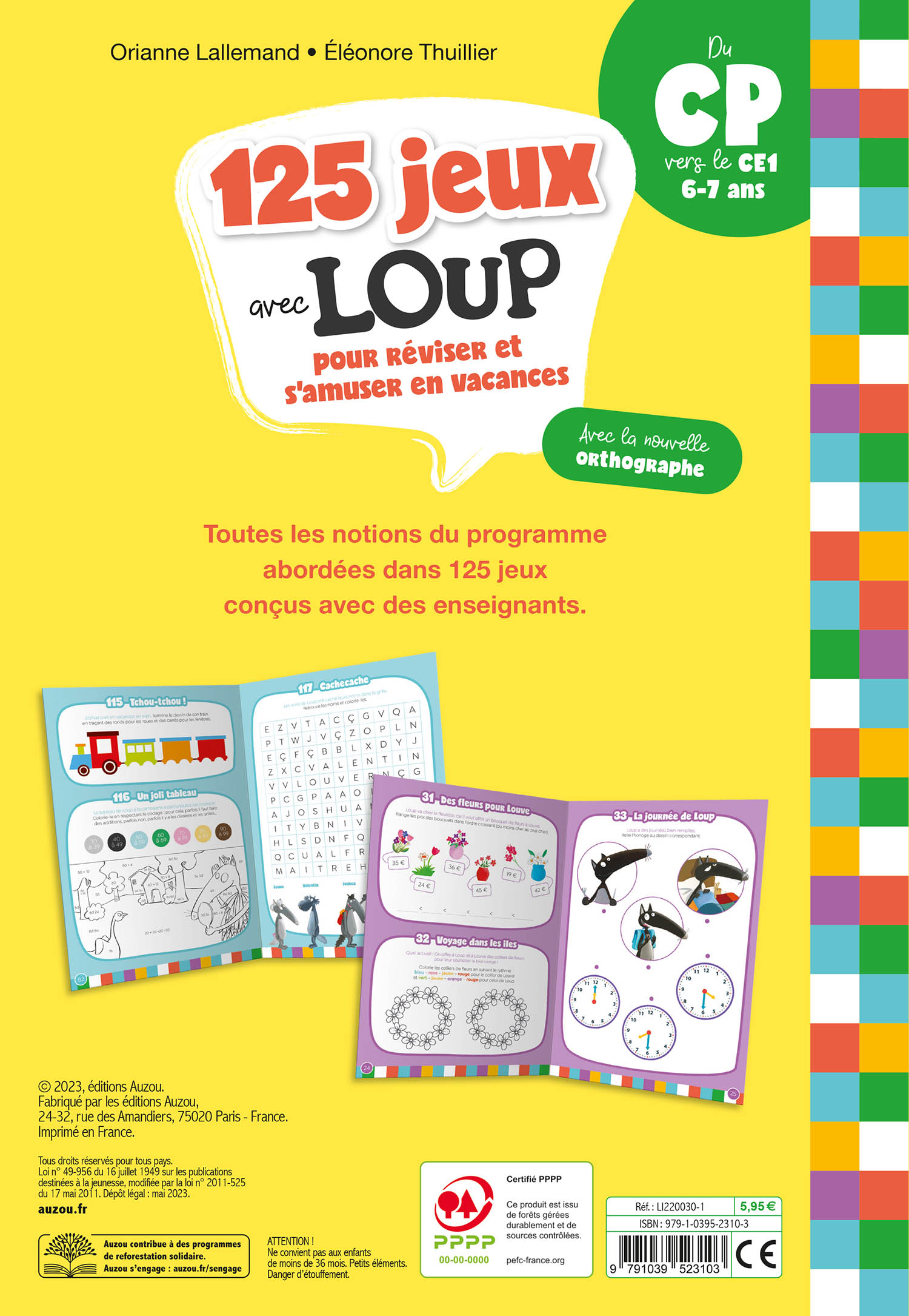 125 Jeux Avec Loup - Du Cp Vers Le Ce1 - 2026