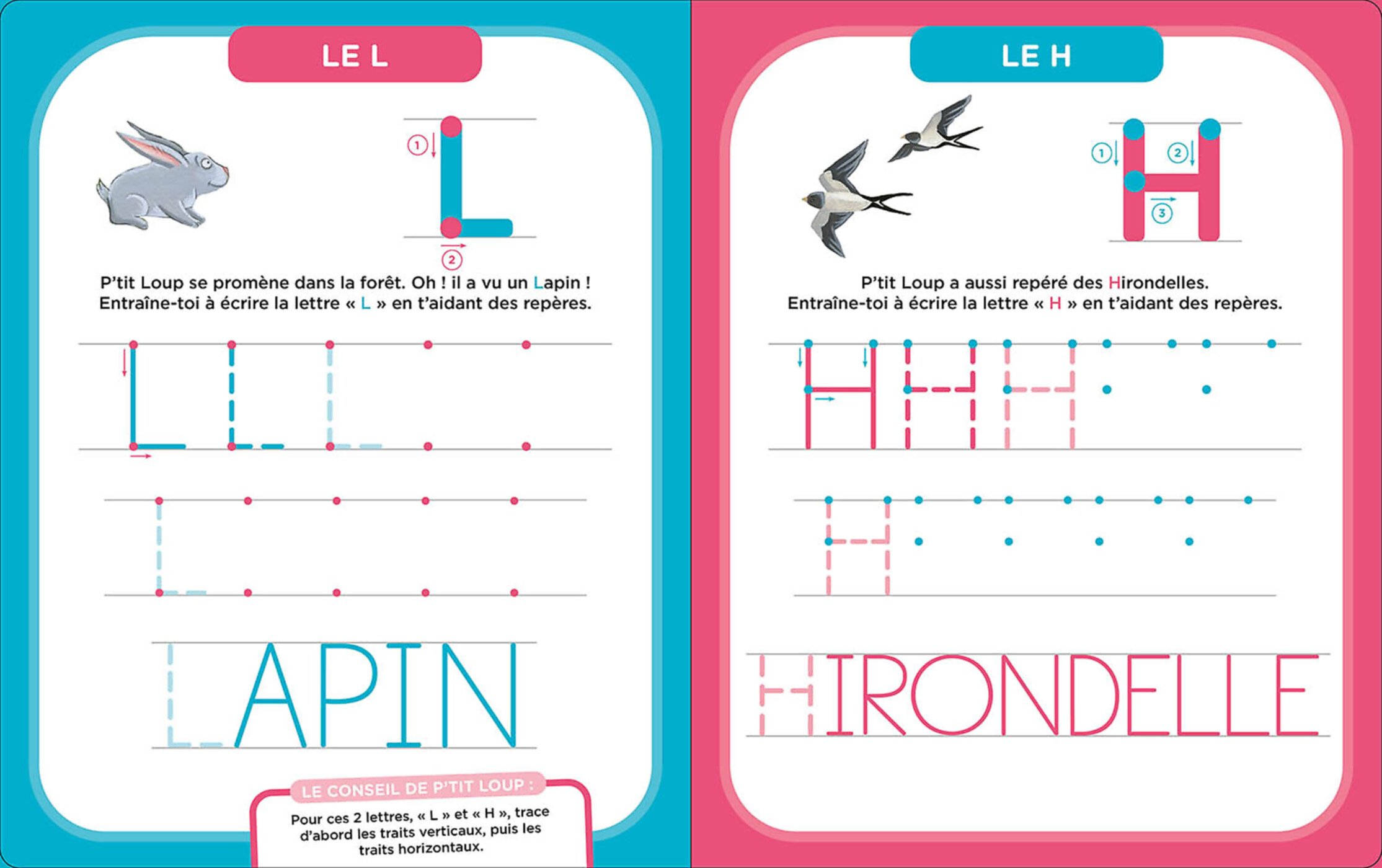 Mes Activités Effaçables P'tit Loup - Lettres Bâtons Mes Activités Effaçables P'tit Loup - Lettres Bâtons