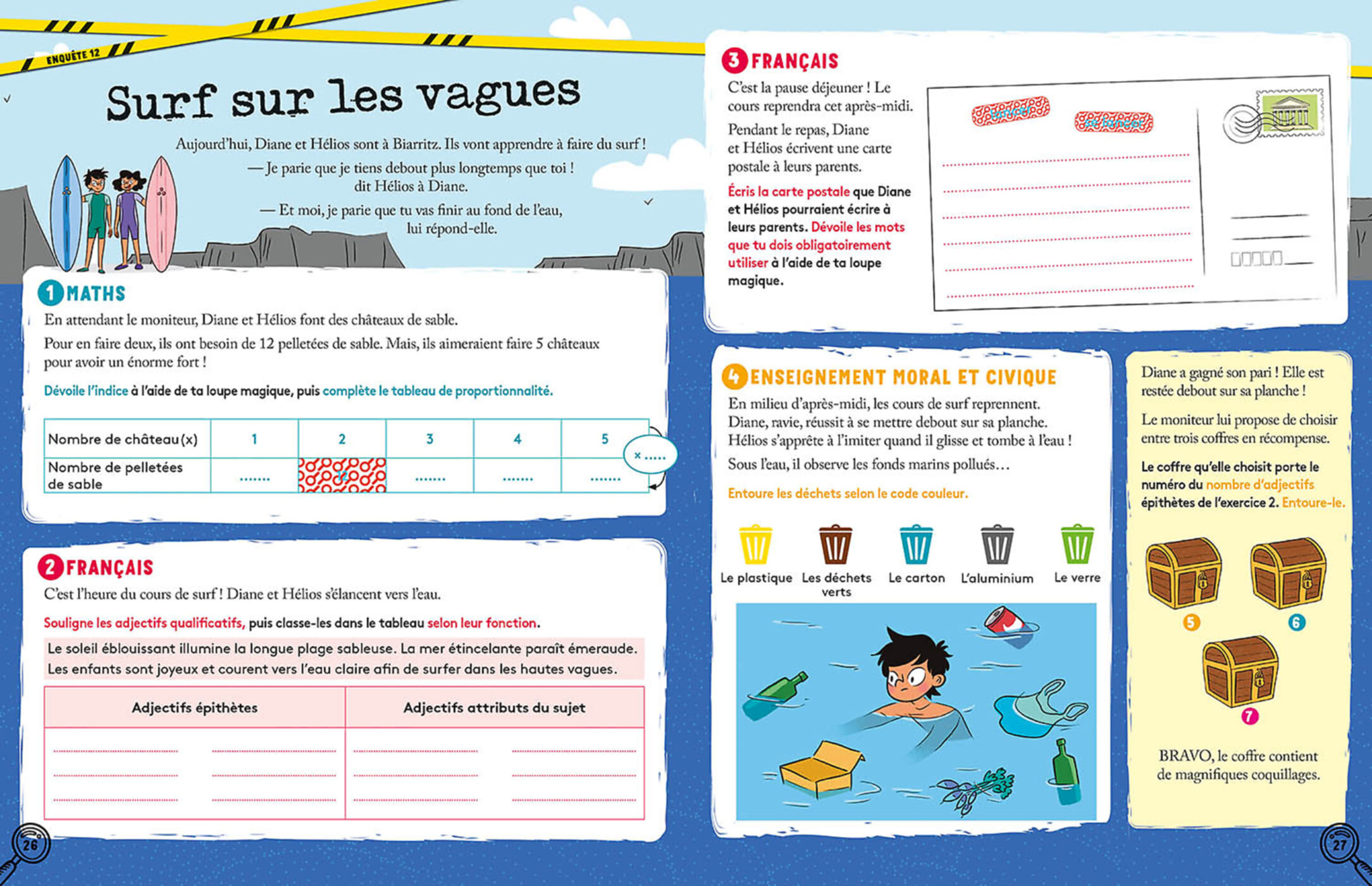 Enquêtes En Vacances - Du Cm2 À La 6E - Cahier De Vacances 2026 Enquêtes En Vacances - Du Cm2 À La 6E - Cahier De Vacances 2026