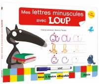 Livre ardoise - Les lettres minuscules avec loup Livre ardoise - Les lettres minuscules avec loup