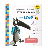 Mon cahier d'écriture lettres bâtons avec loup Mon cahier d'écriture lettres bâtons avec loup