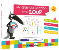 Ma grande section avec loup - Livre-ardoise