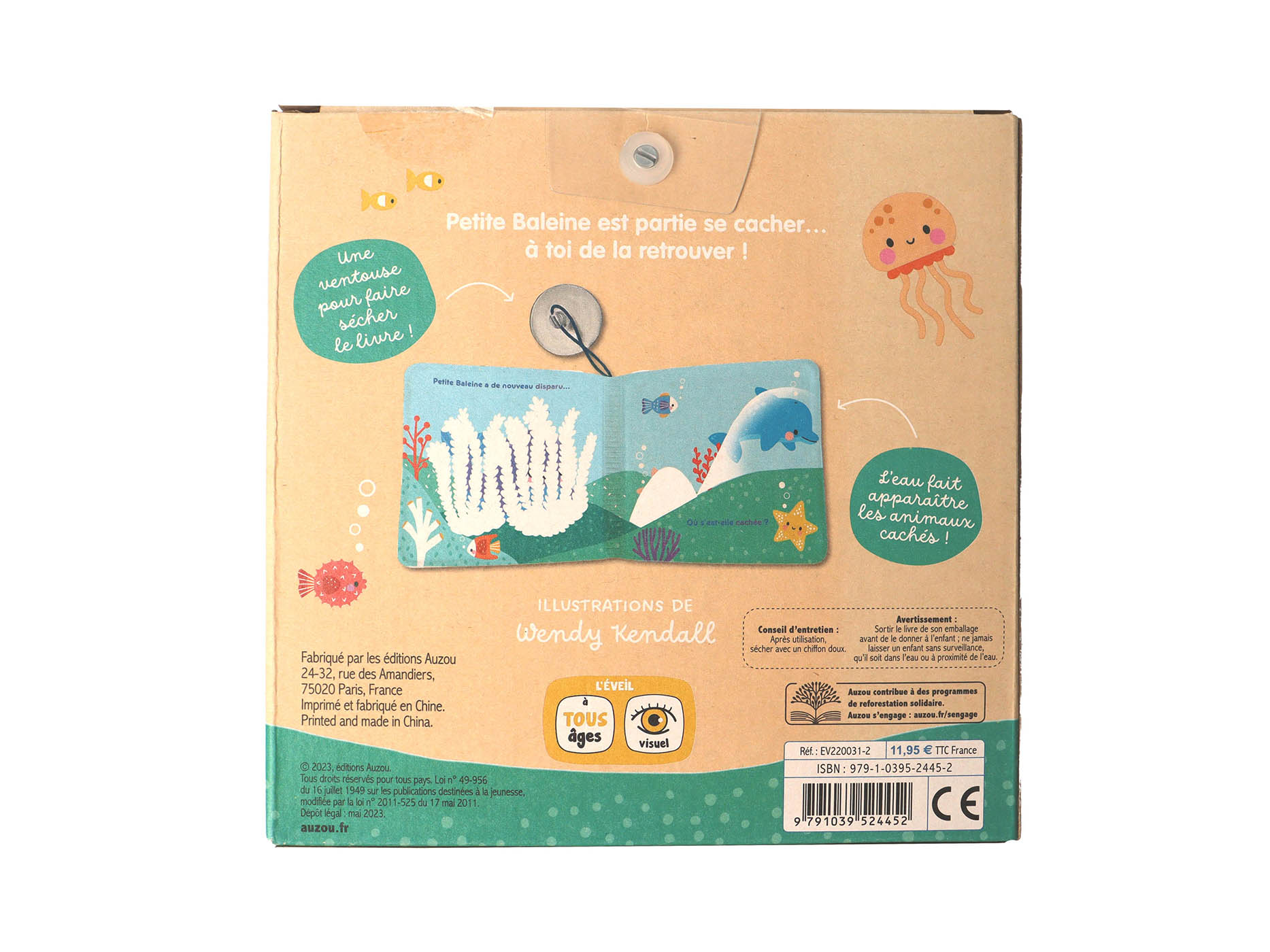 Cache-Cache Sous L'océan - Mon Livre De Bain Magique