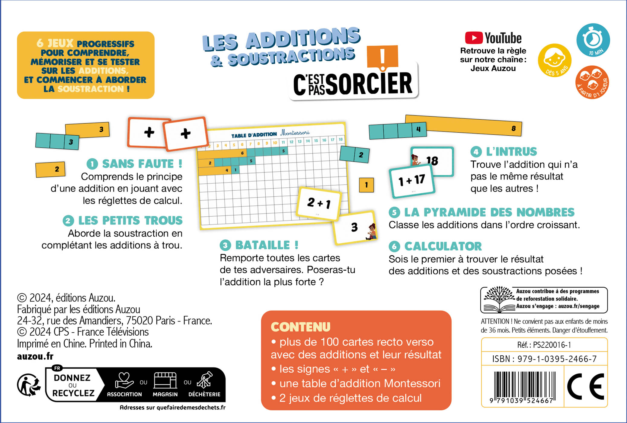 Les Additions Et Les Soustractions - C'est Pas Sorcier ! - Jeu