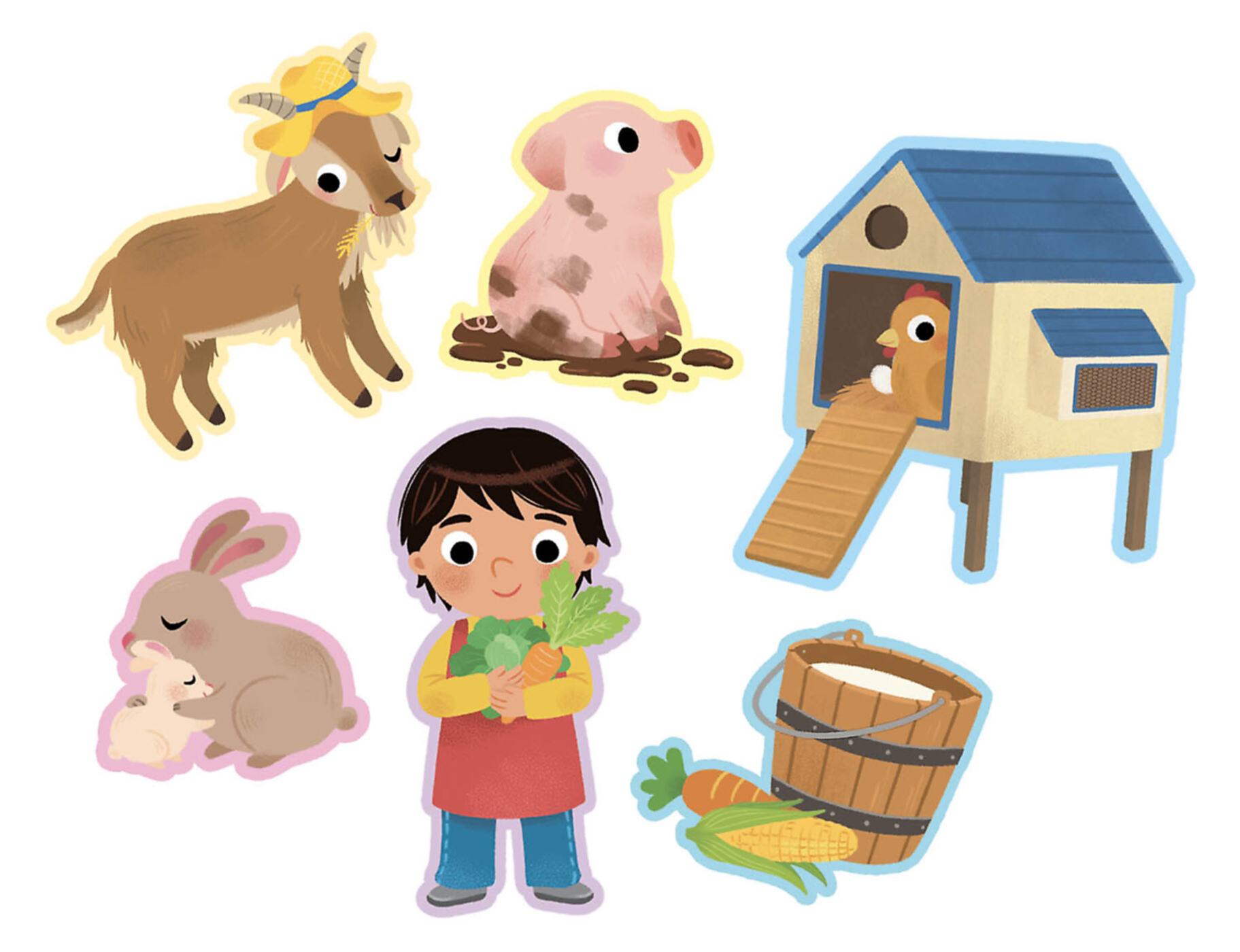 Ma Pochette De 100 Gommettes - La Ferme