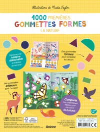 Mes Tout Premiers Autocollants - 1000 Premières Gommettes Formes - La Nature