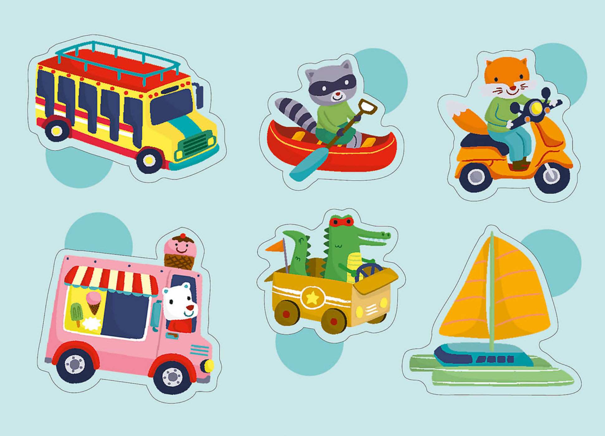 Ma Pochette De 100 Gommettes - Transports